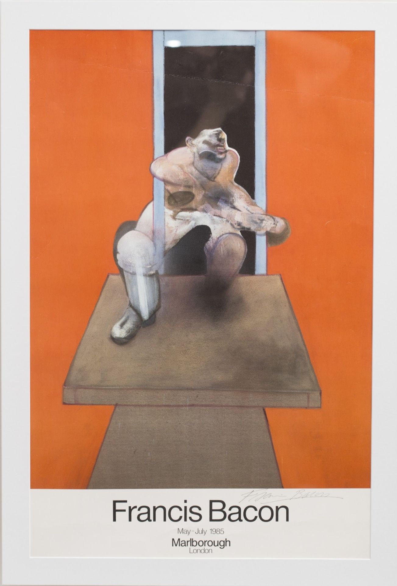 Francis Bacon (1909-1992). After.Original poster; Lithography offset with the colours of the