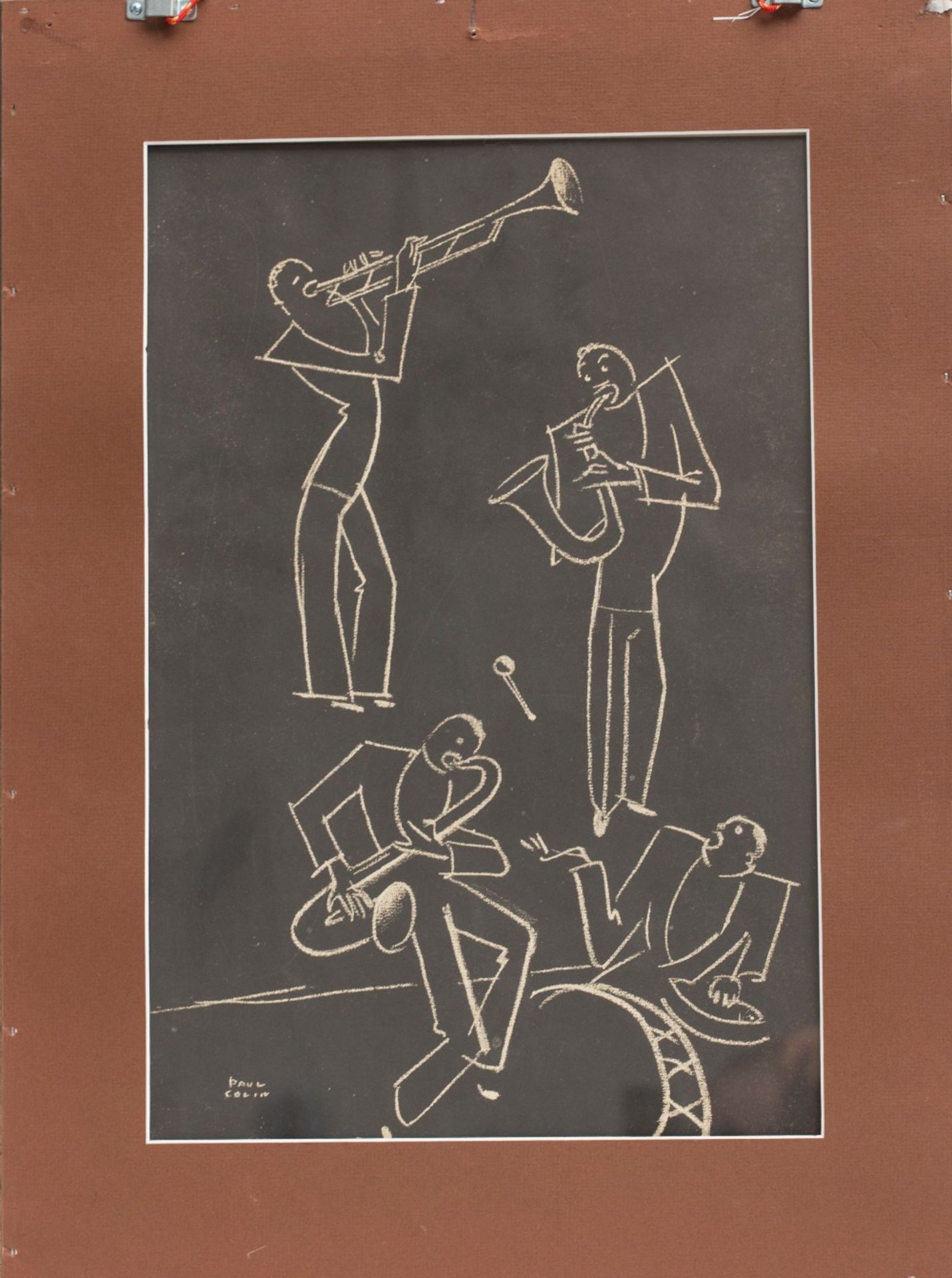 Paul Colin (1892-1985)Black dancer and jazz musicians. Taken from the "Tumulte noir" series, - Image 2 of 6