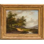 Jan-Evert Morel (1777-1808)Pastoral landscape; Oil on panel signed 'J.E. Morel ft' at lower left.