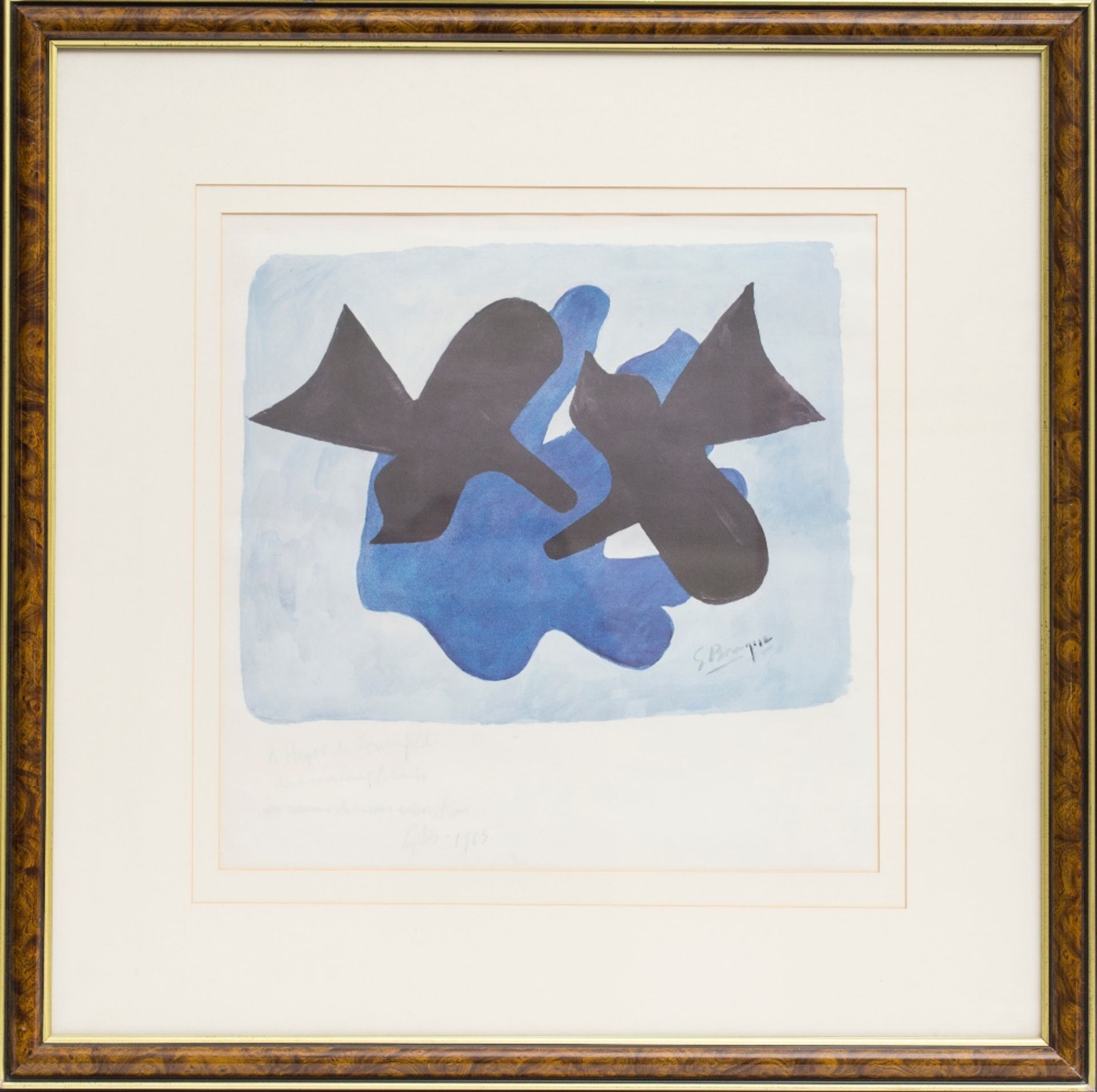 Georges Braque (1882-1963)Pelias and Neleus (Birds); Lithography. Signed in the matrix at lower