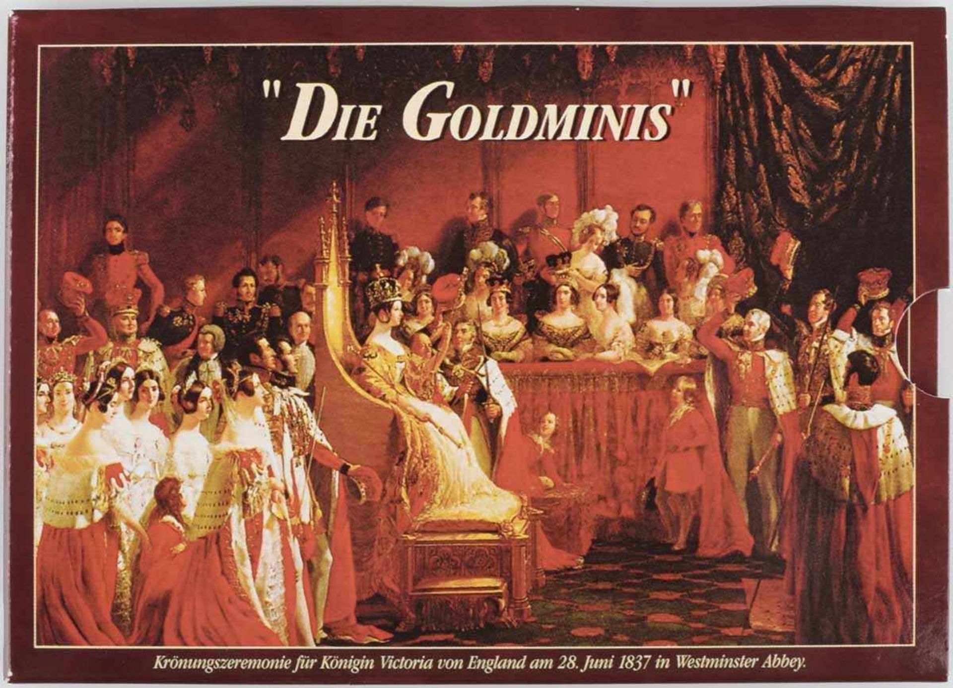 "Die Goldminis" insg. 6 Neuprägungen der berühmtesten Münzen der Welt in Gold (Großbritannien, - Bild 4 aus 4