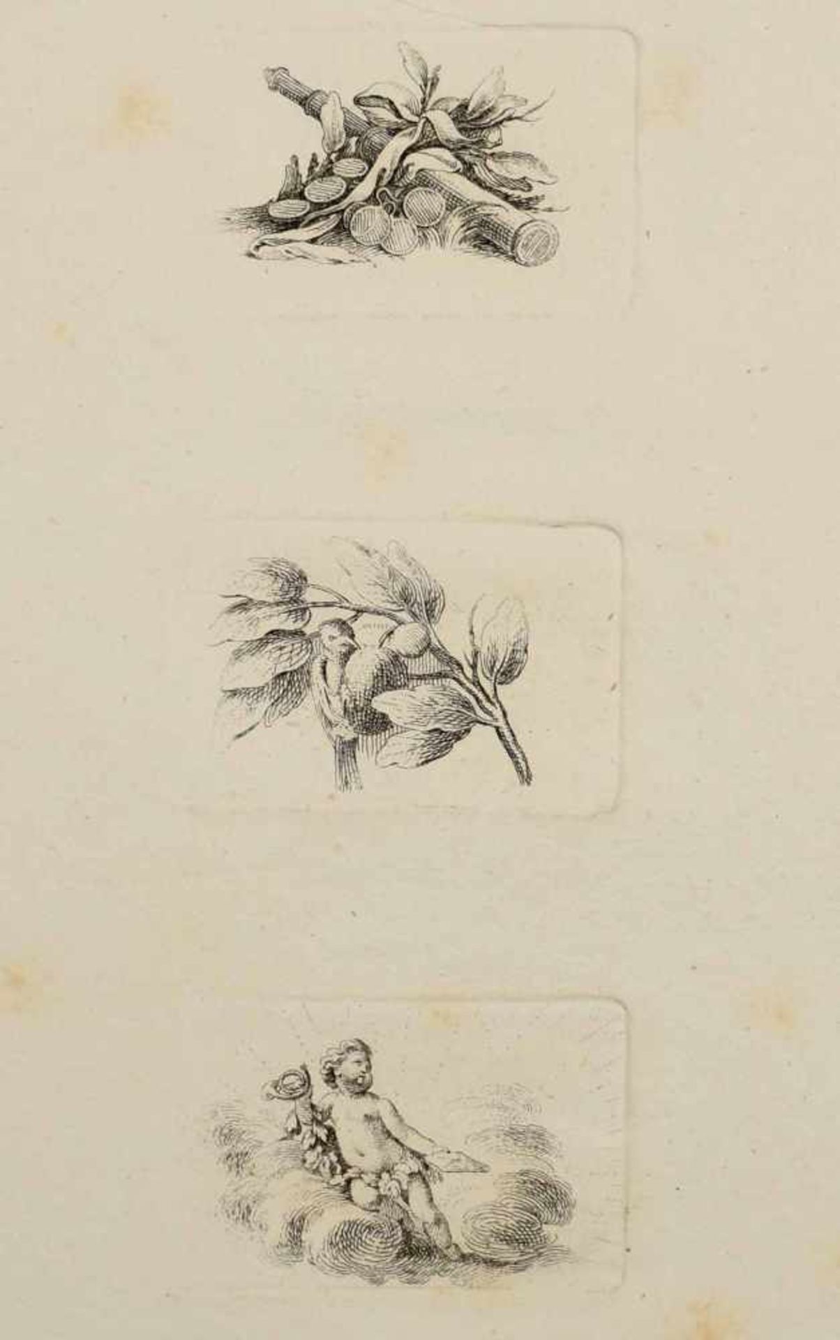 Chodowiecki, Daniel (1726 Danzig - 1801 Berlin) 6 Blätter mit Kupferstichen, u.a. - Bild 3 aus 5