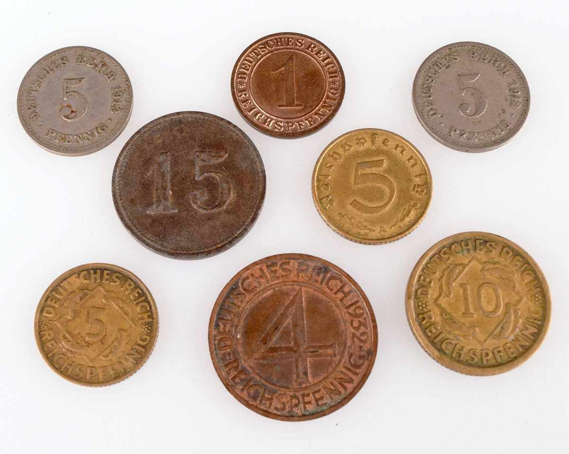 Konvolut Münzen insg. über 30 Stück, dabei u.a.: 2 x 5 Reichsmark in Silber "Garnisonskirche" ( - Bild 2 aus 3