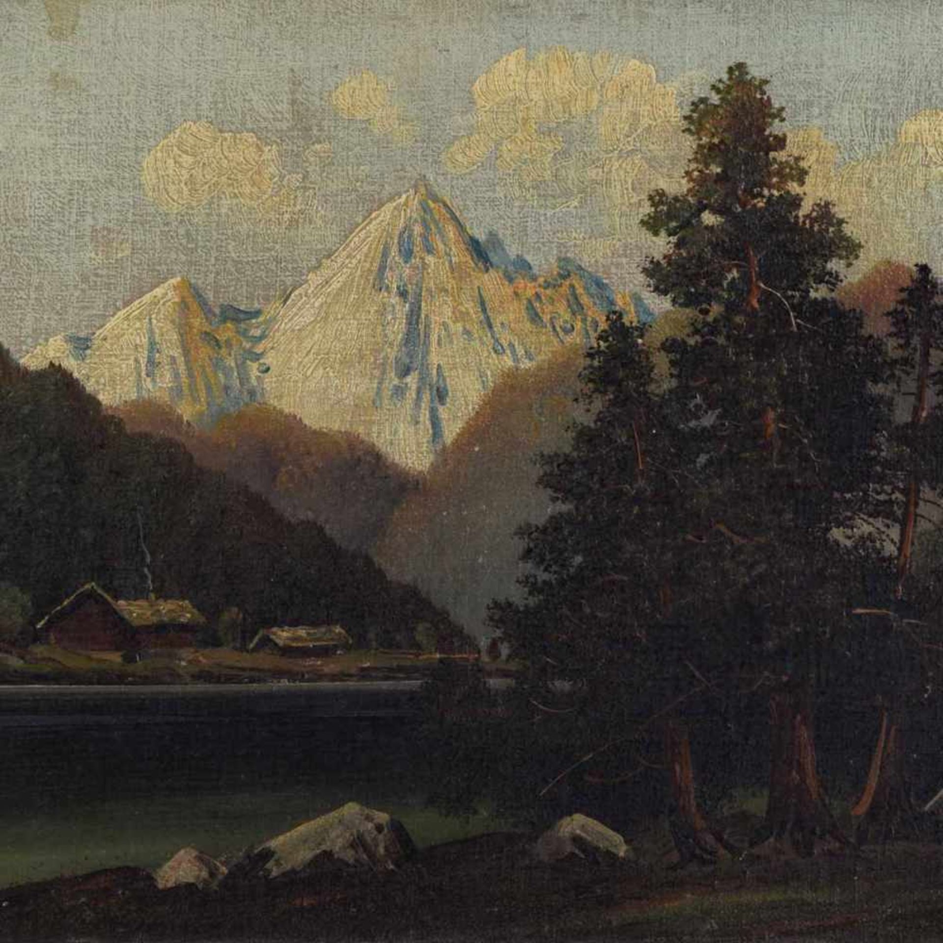 Zeidler Öl/Lwd. auf Karton, Vorgebirgslandschaft, rechts unten signiert und datiert (19)26,