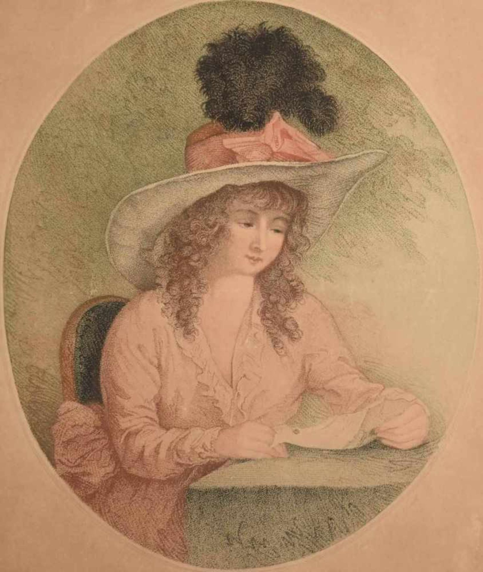 Ward, William (1766 London - 1826 ebd.) Paar farbige Punktierstiche, "The Choice" und "Louisa", je - Bild 2 aus 4