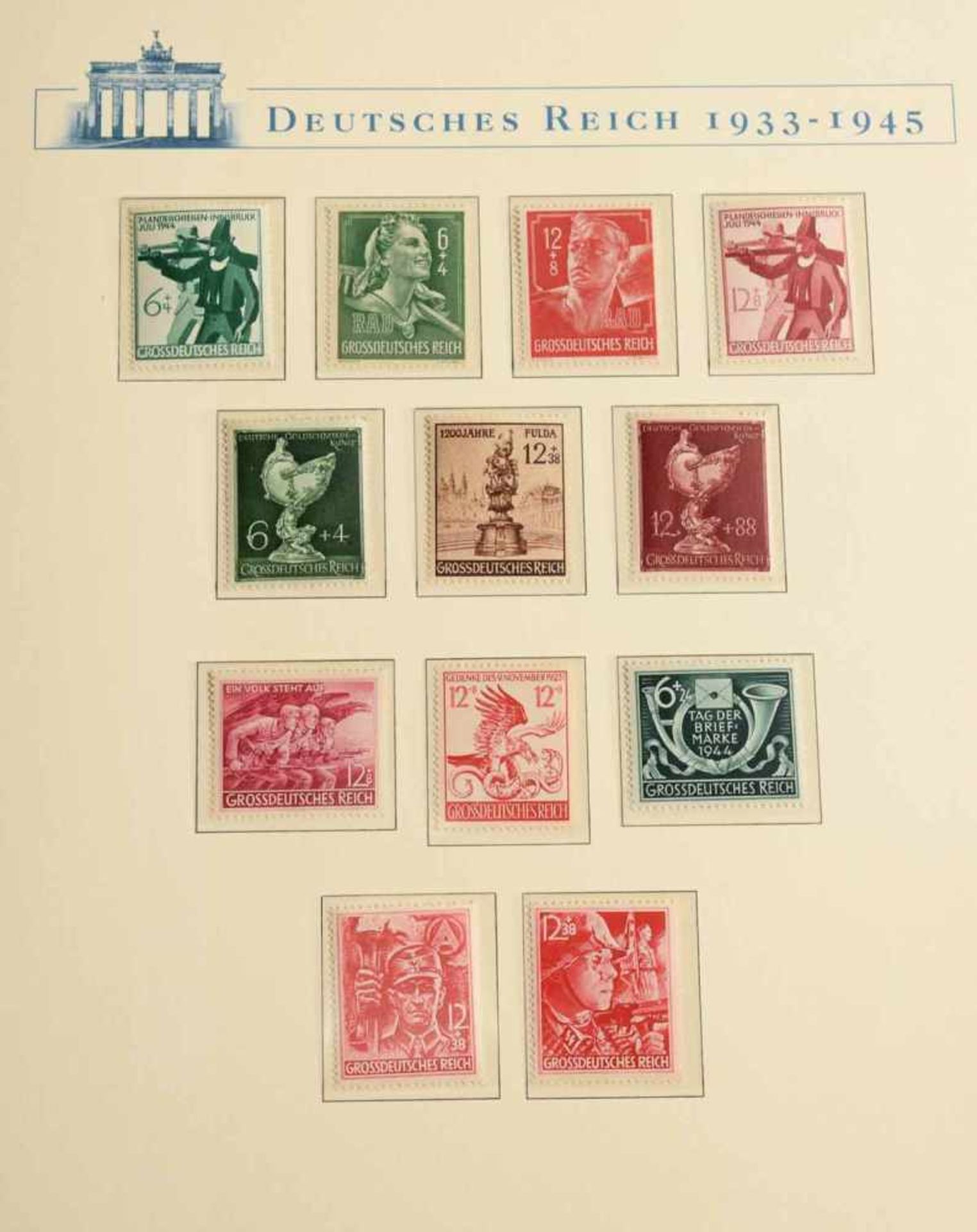 Sammlung Briefmarken und Belege dabei u.a.: 1 x Sammlung "Olympische Spiele 1992", hrsg. von der - Bild 5 aus 5