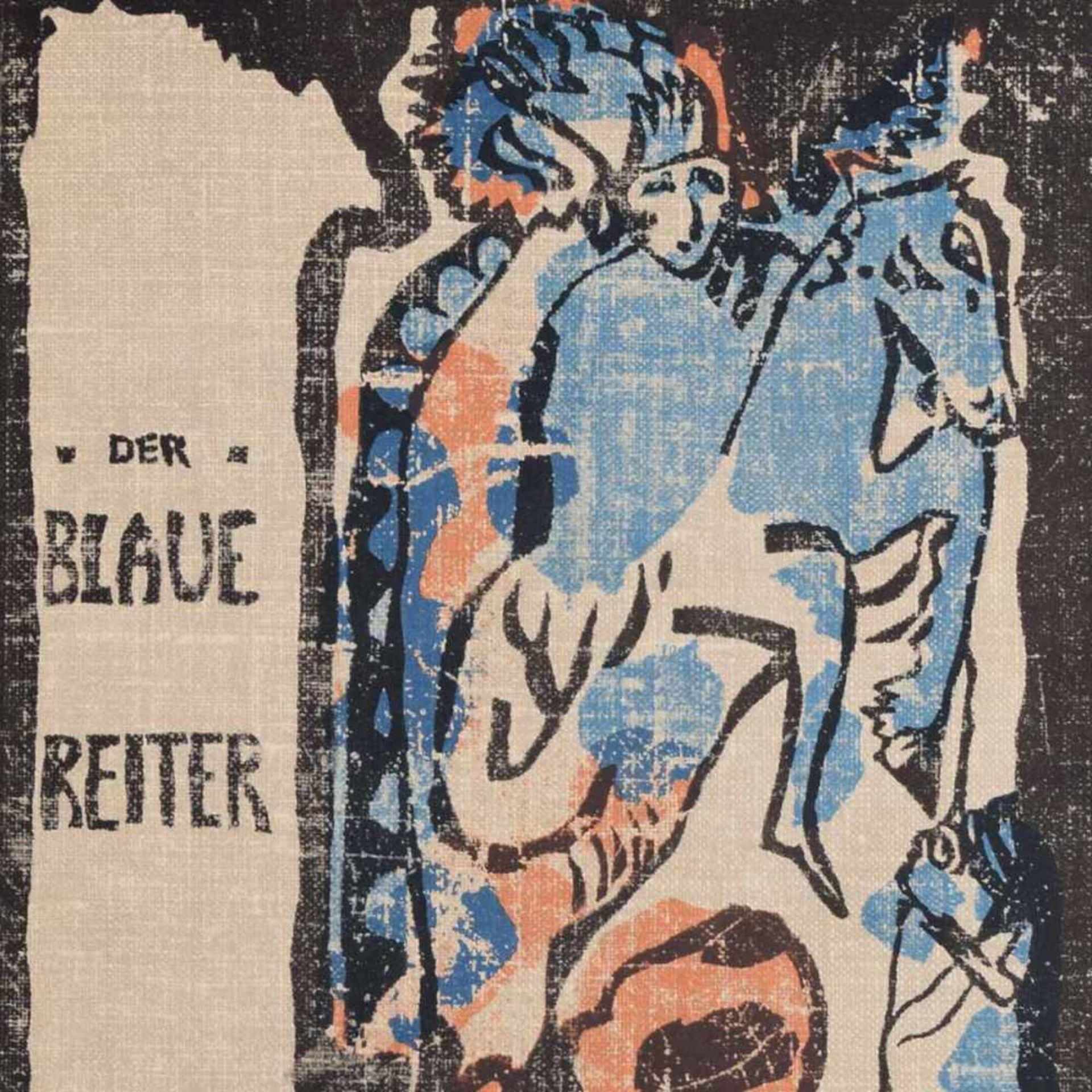 Kandinsky, Wassily (1866 Moskau - 1944 Neuilly-sur-Seine) Farboffset-Lithografie, "Der Blaue