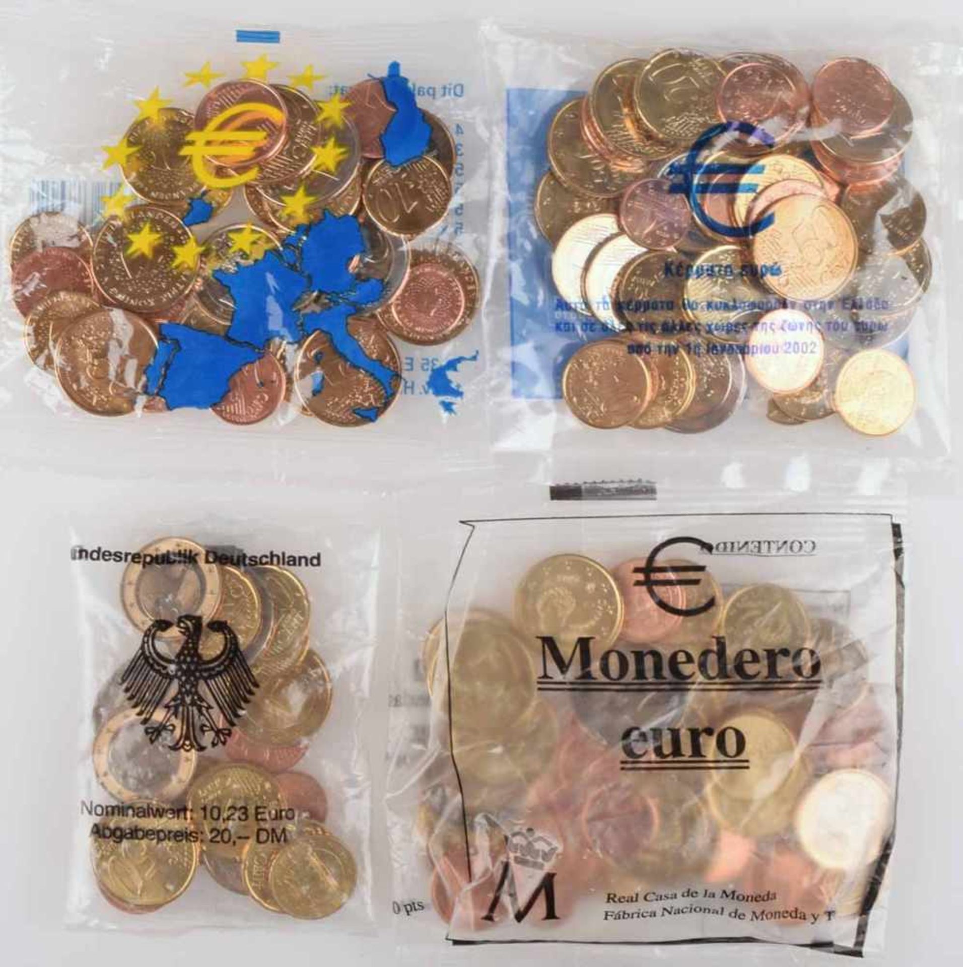 Sammlung Euro - Startersets Europa und Euromünzen insg. über 300 Münzen, dabei u.a.: 1 x - Bild 4 aus 4