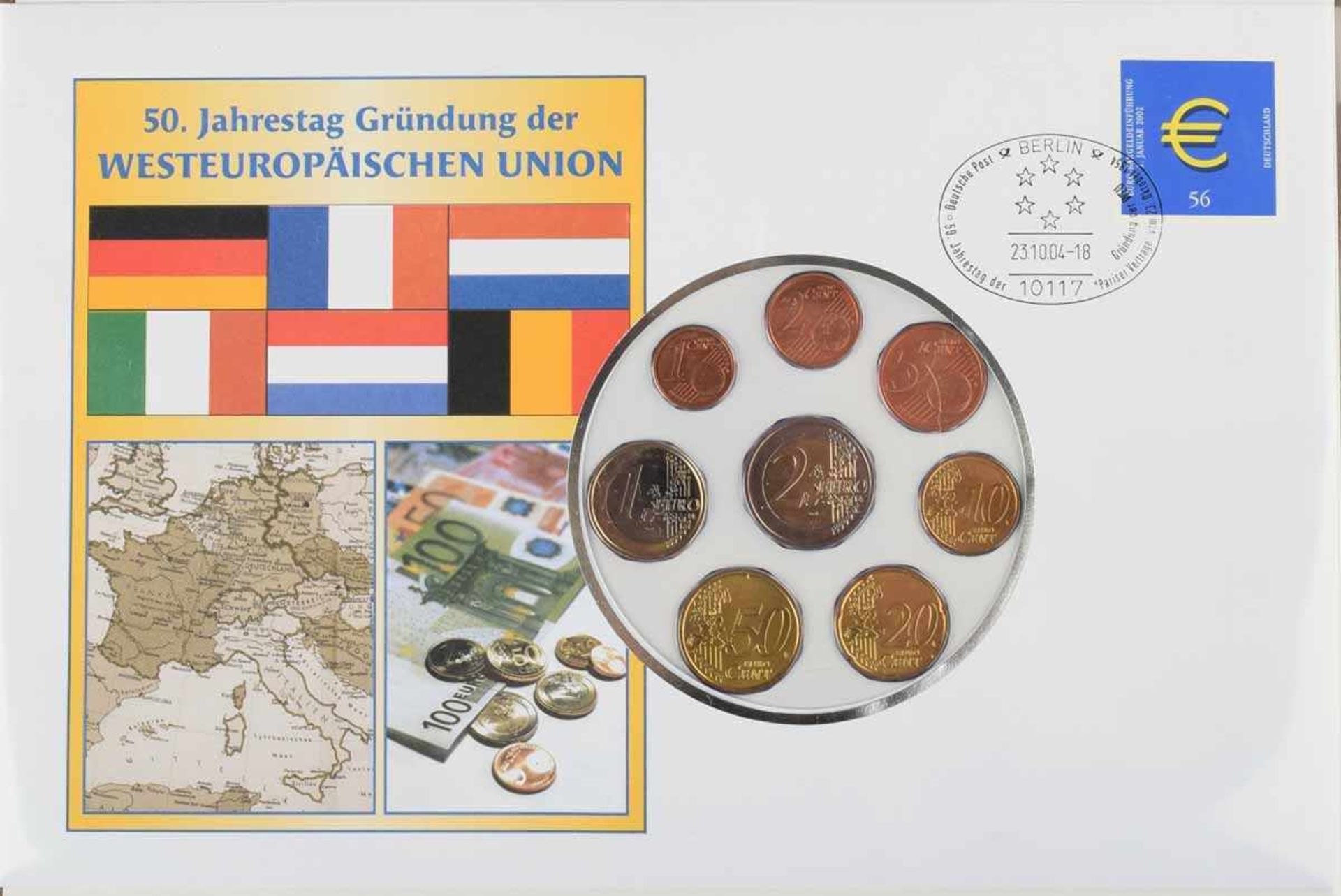 Sammlung Numisbriefe insg. über 70 Numisbriefe mit Münzen, Medaillen und Belege, dabei u.a.: 1 x - Bild 6 aus 6