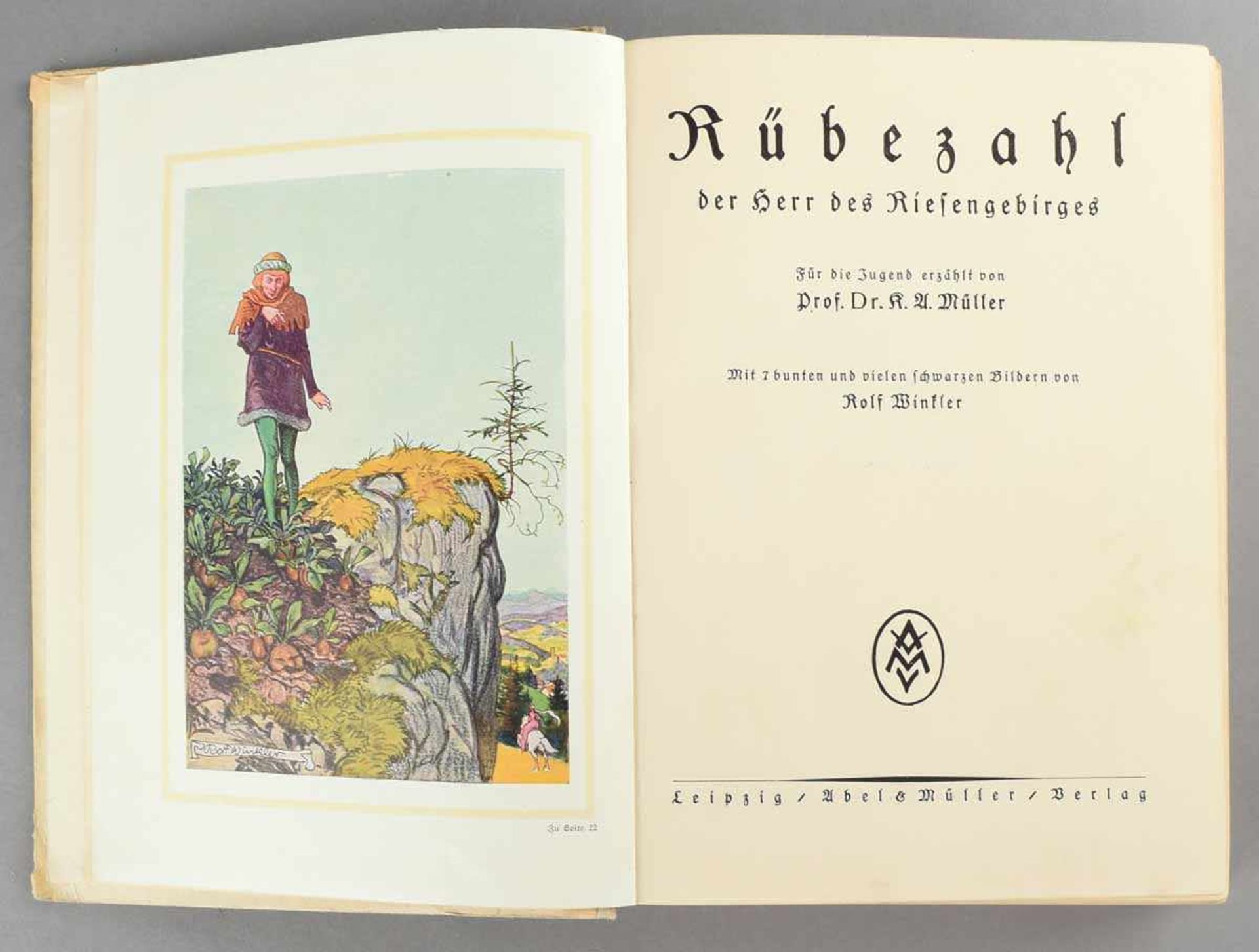 Müller / Winkler "Rübezahl. Der Herr des Riesengebirges", für die Jugend erzählt von Prof. Dr. - Bild 3 aus 4