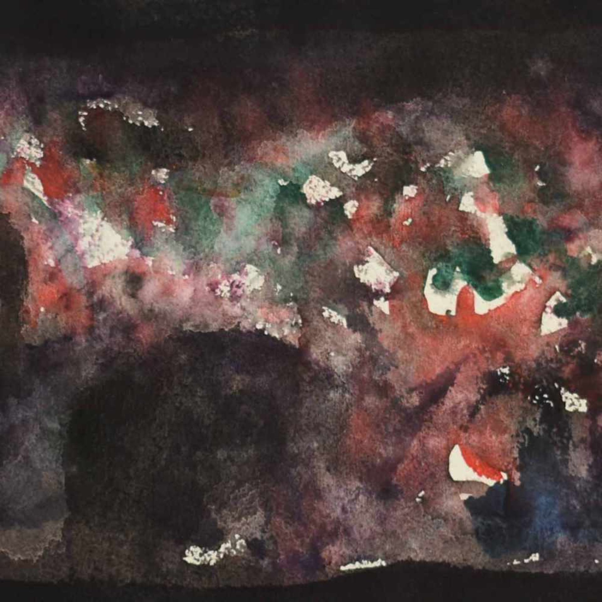 Bösch, Irene (1940 Chemnitz - tätig ebd.) Aquarell auf Papier, "Tiger", rechts unten