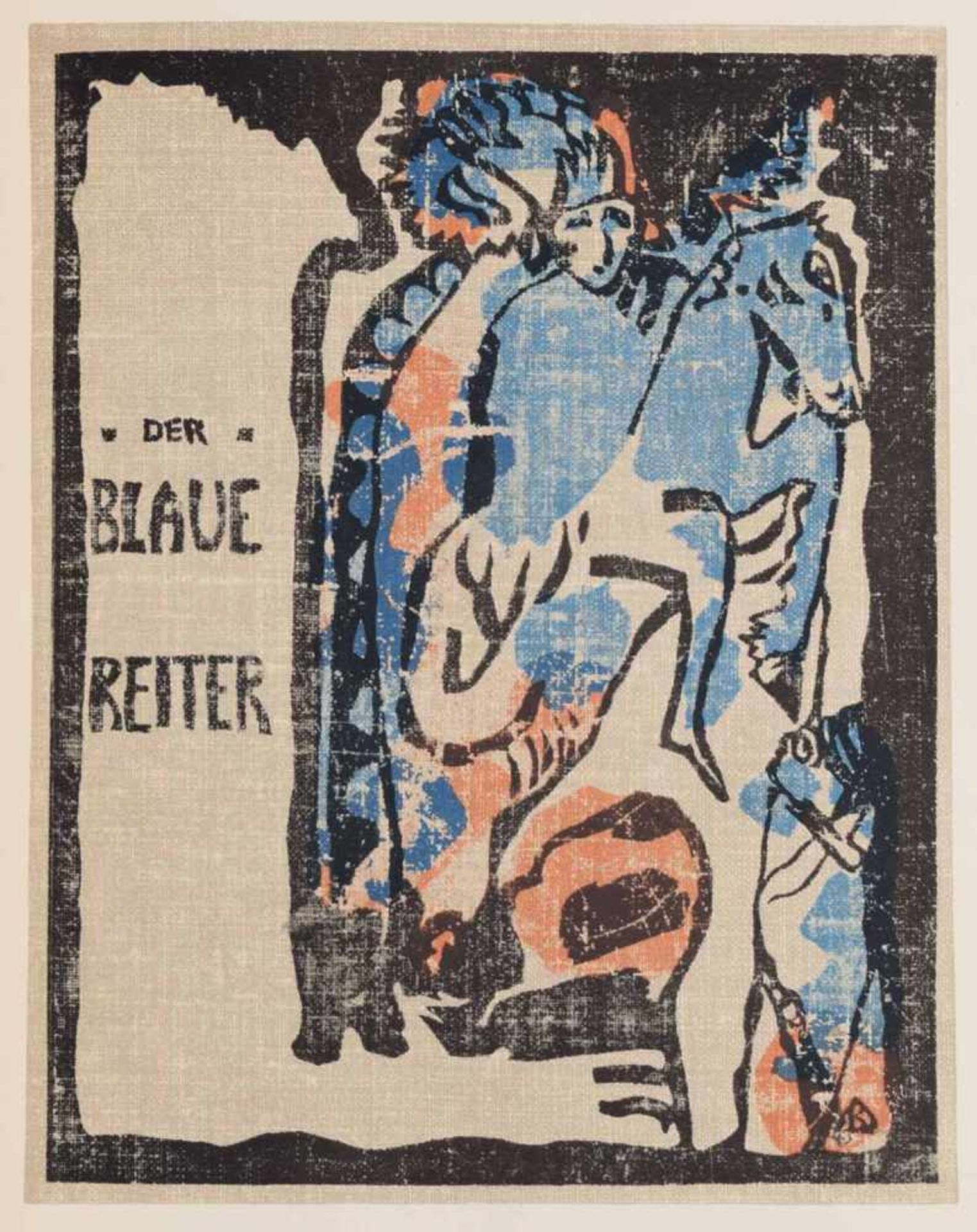 Kandinsky, Wassily (1866 Moskau - 1944 Neuilly-sur-Seine) Farboffset-Lithografie, "Der Blaue - Bild 2 aus 2