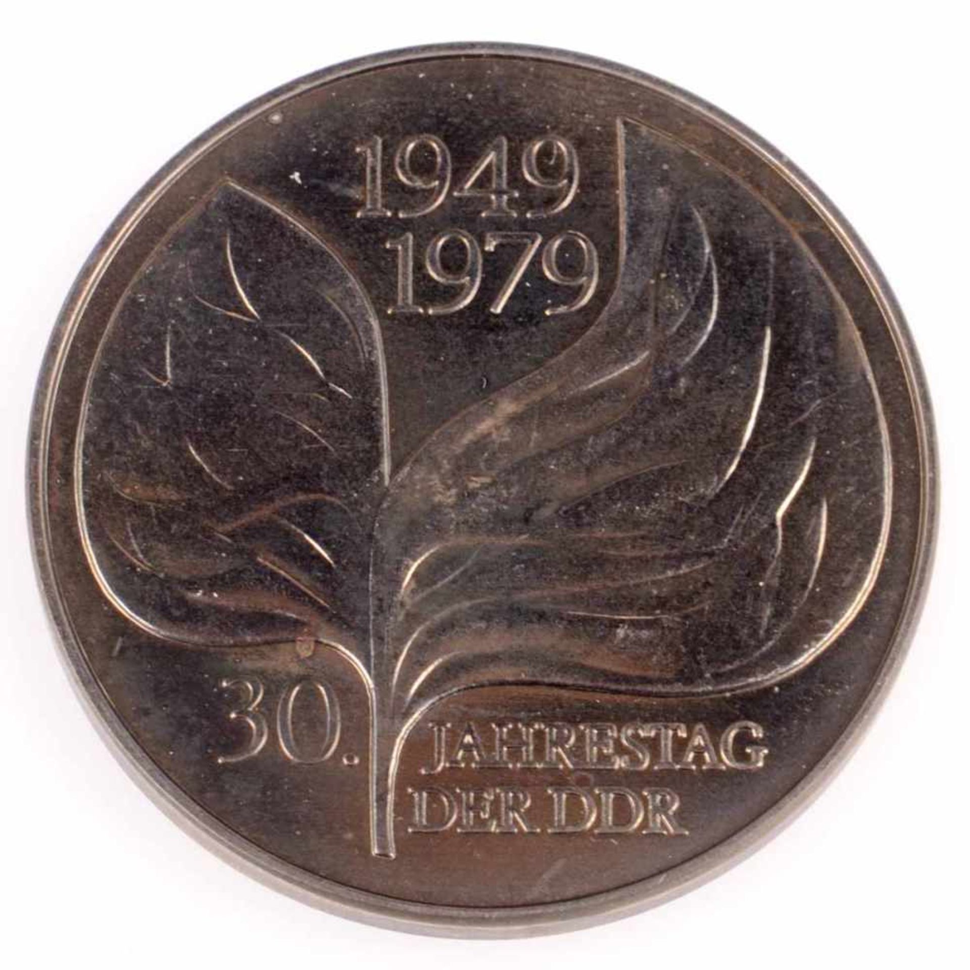 20 Mark DDR-Probe 20 Mark "30. Jahrestag der DDR 1949-1979", hier Motivvariante, als Probe - Bild 2 aus 3