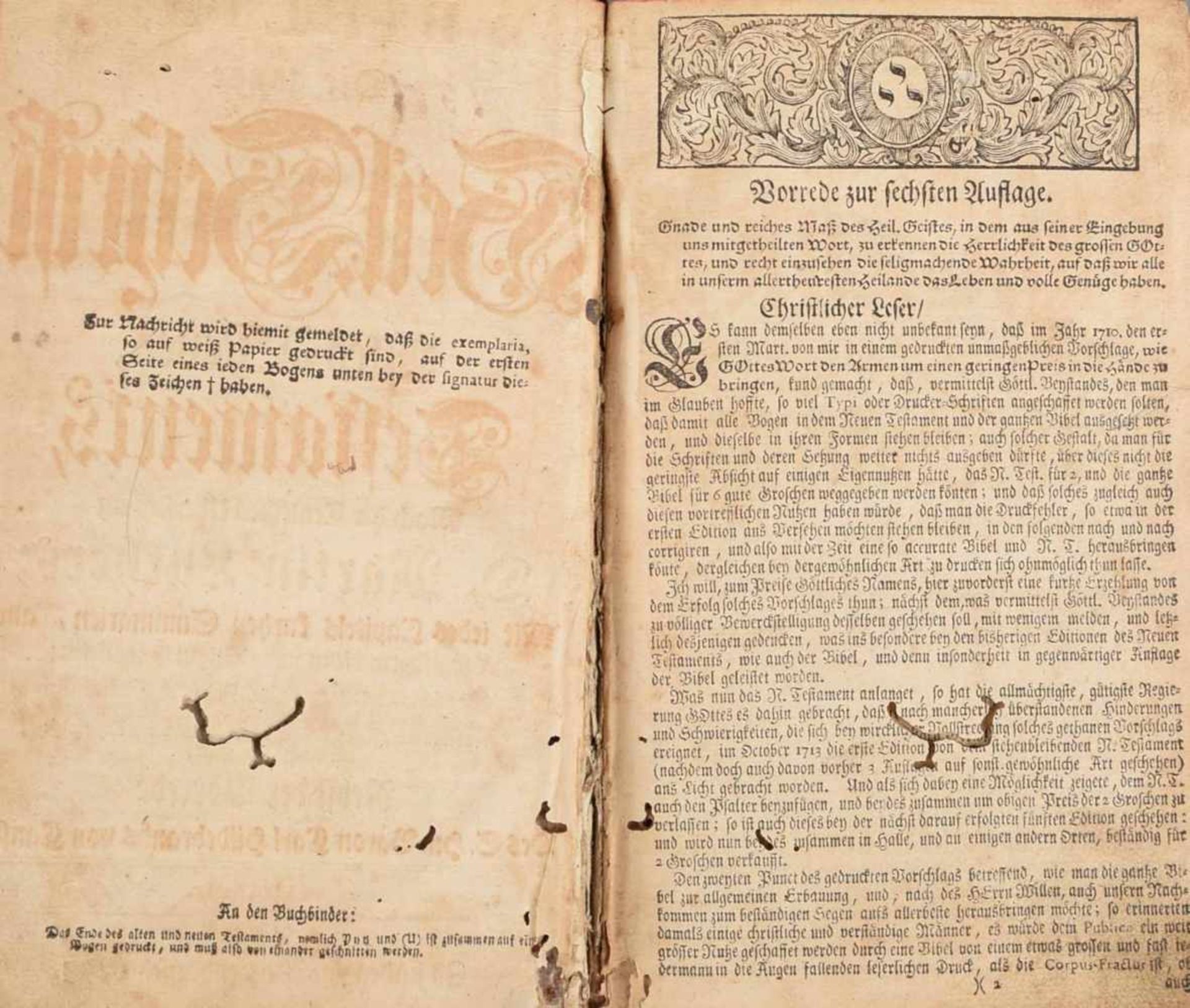 "Die Heilige Schrift" 1733 "Biblia, das ist die gantze Heil. Schrift Altes und Neues Testaments, - Bild 4 aus 4