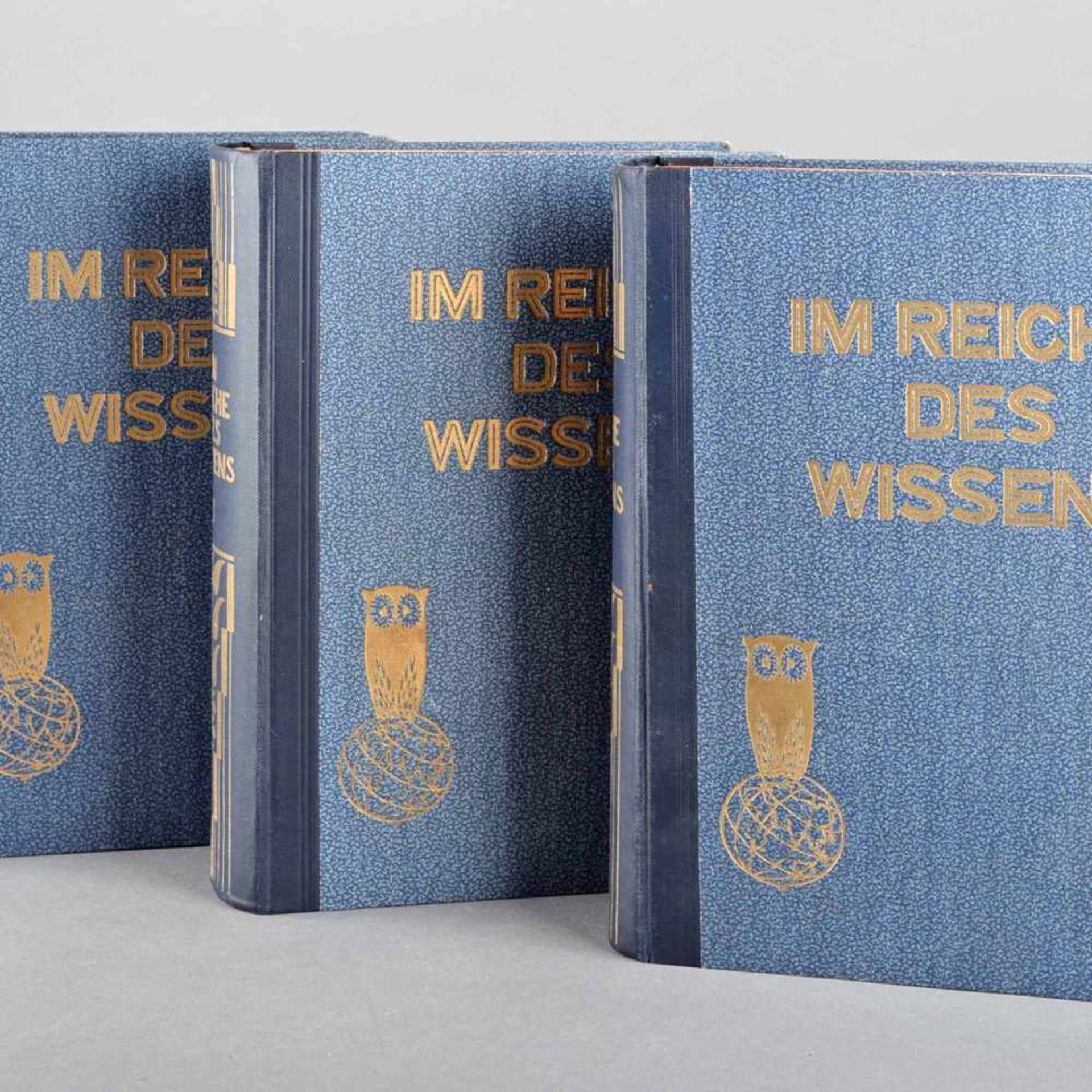 Altenkirch, Prof. Dr. G. insg. 3 Bände: "Im Reiche des Wissens. Ein Buch der Volksbildung", reich