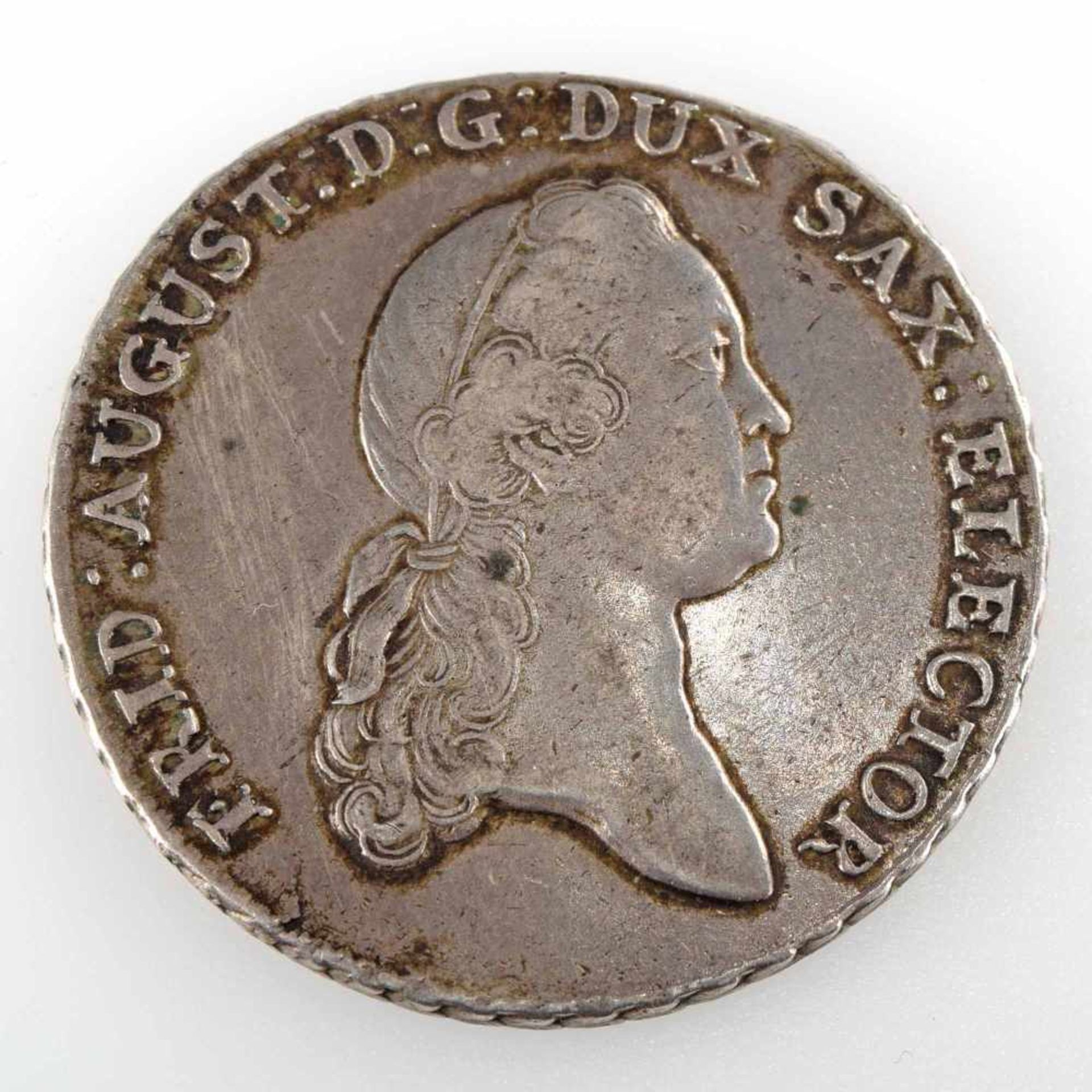 Silbertaler Sachsen 1773 Taler, Sachsen, Albertinische Linie Friedrich August III. (1763 - 1806), - Image 2 of 3