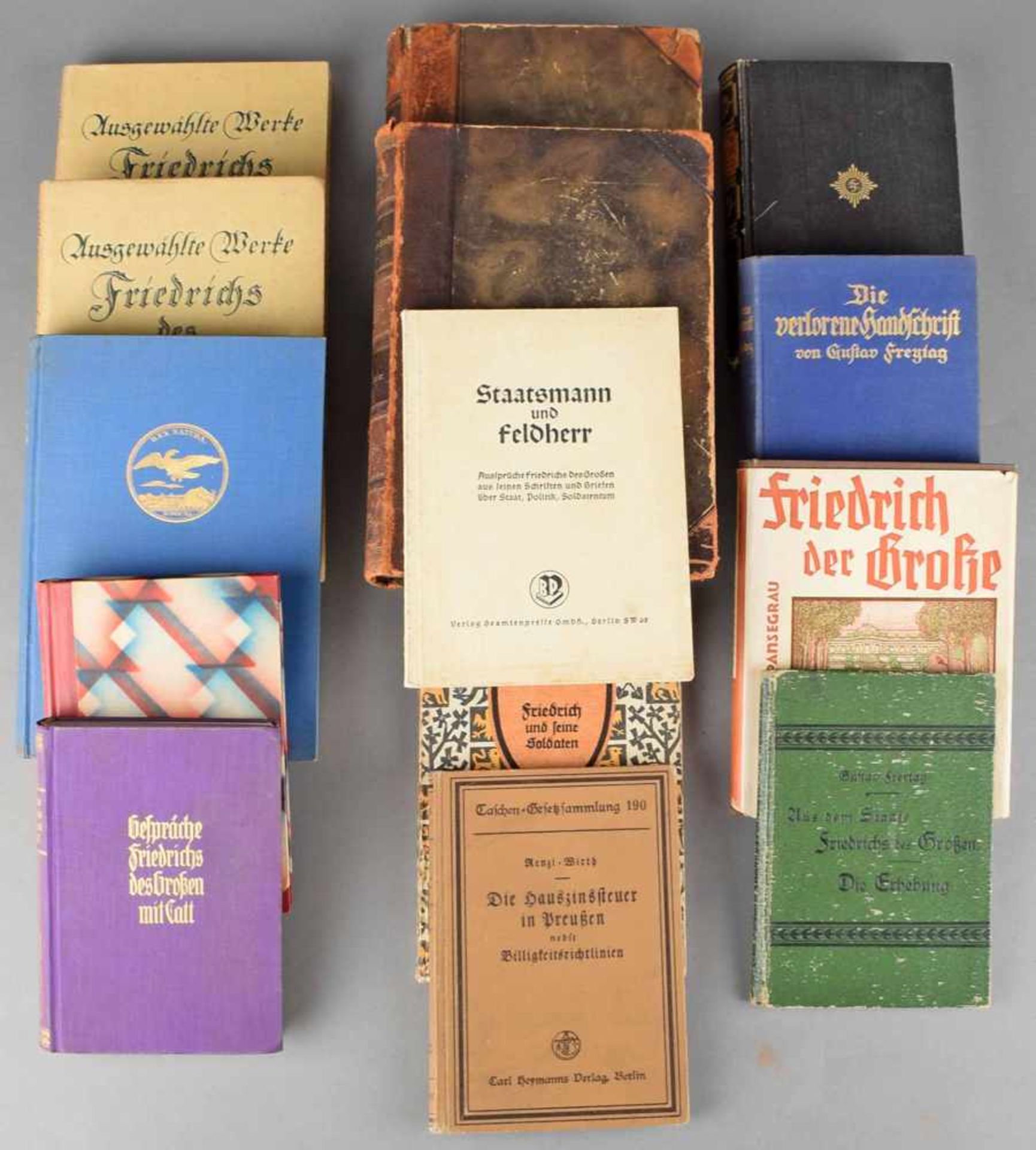 Konvolut Bücher um Friedrich den Großen insg. ca. 15 Ausgaben, dabei u.a.: 1 x 2 Bände von - Bild 2 aus 2