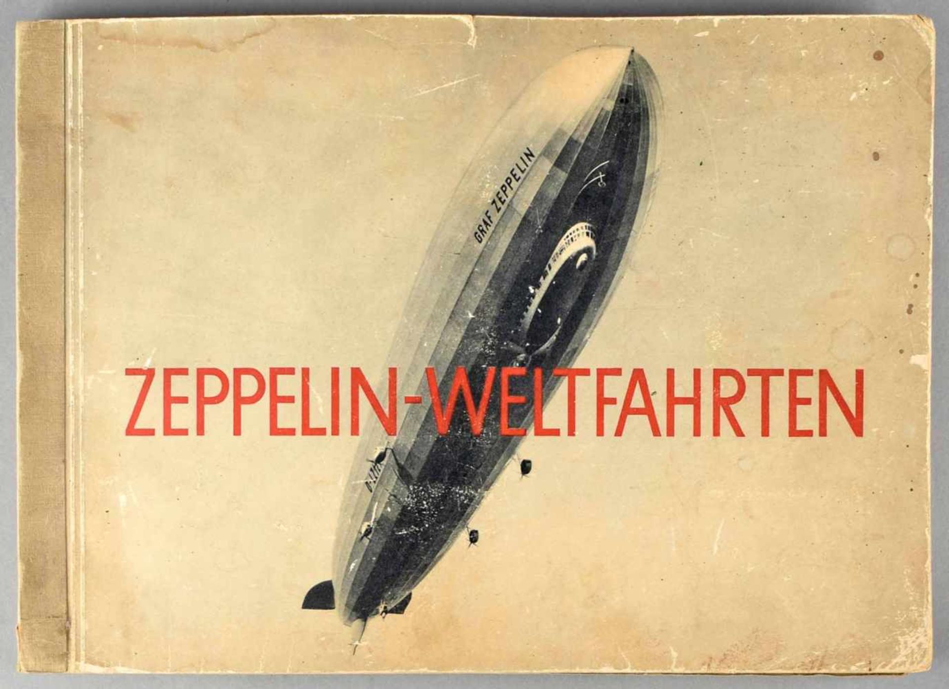 "Zeppelin Weltfahrten" Sammelbilderalbum, vom ersten Luftschiff 1899 bis zu den Fahrten des LZ 127 - Bild 2 aus 3