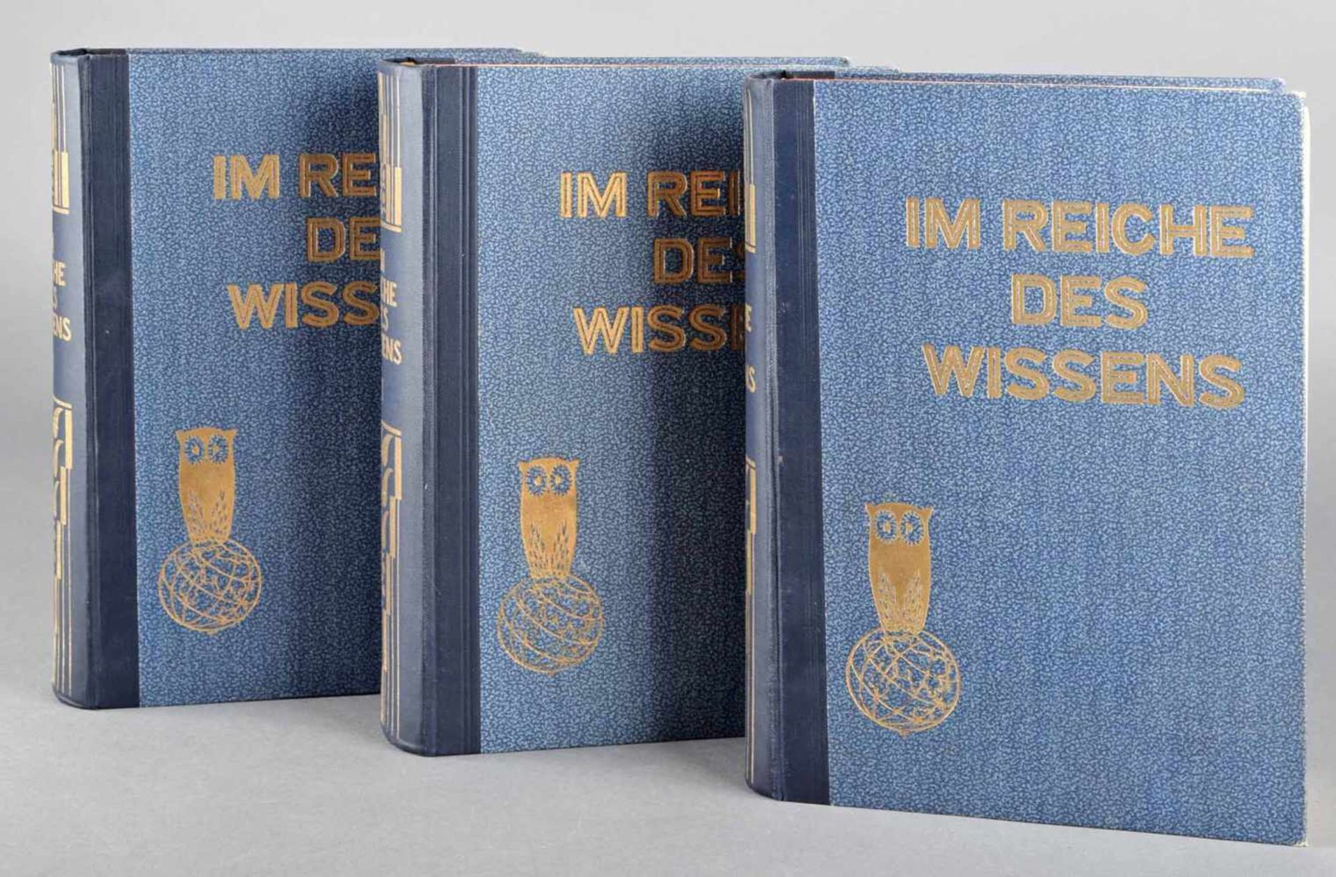 Altenkirch, Prof. Dr. G. insg. 3 Bände: "Im Reiche des Wissens. Ein Buch der Volksbildung", reich - Bild 2 aus 3