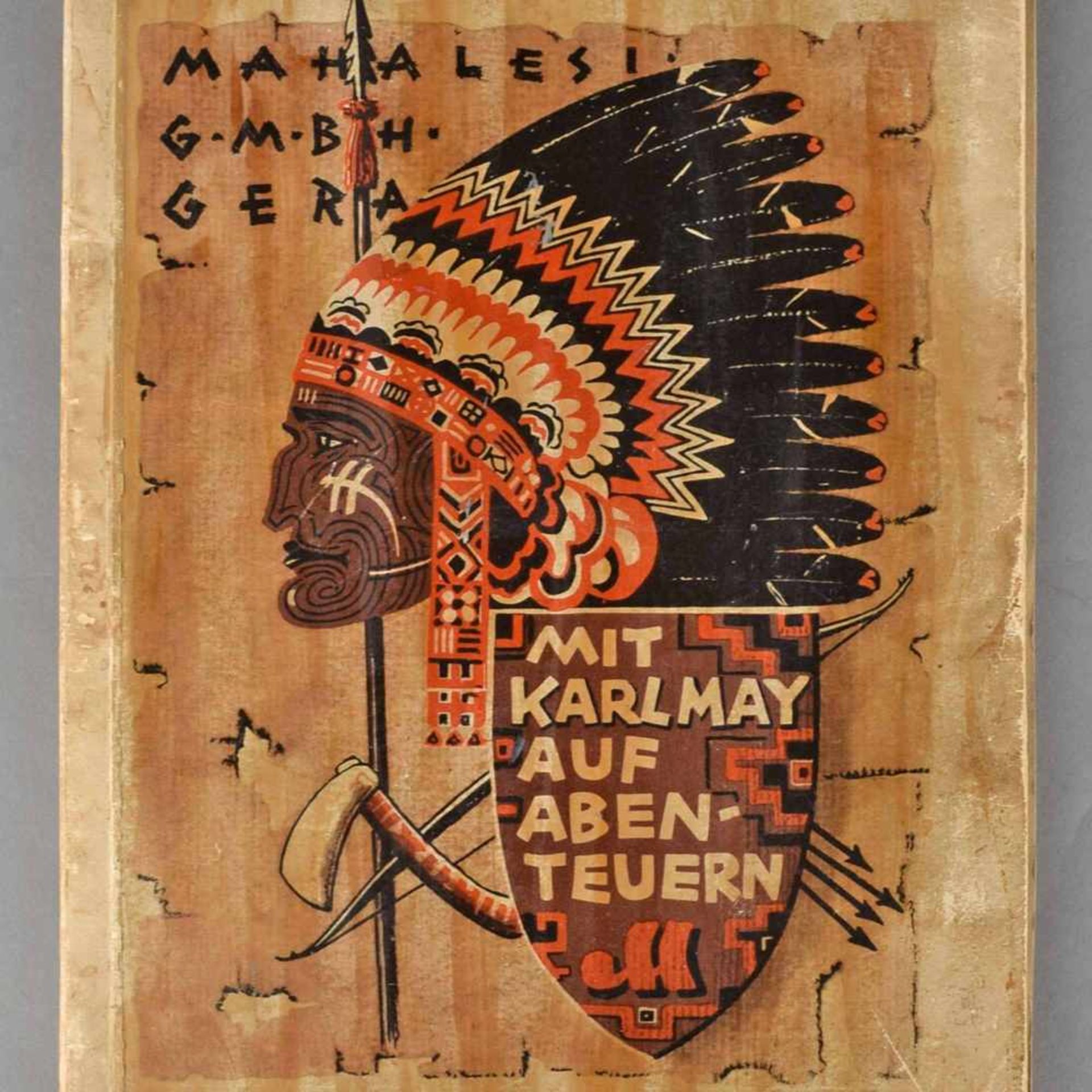 Karl May-Sammelbilderalbum "Mit Karl May auf Abenteuern", hrsg. von der Mahalesi Zigarettenfabrik