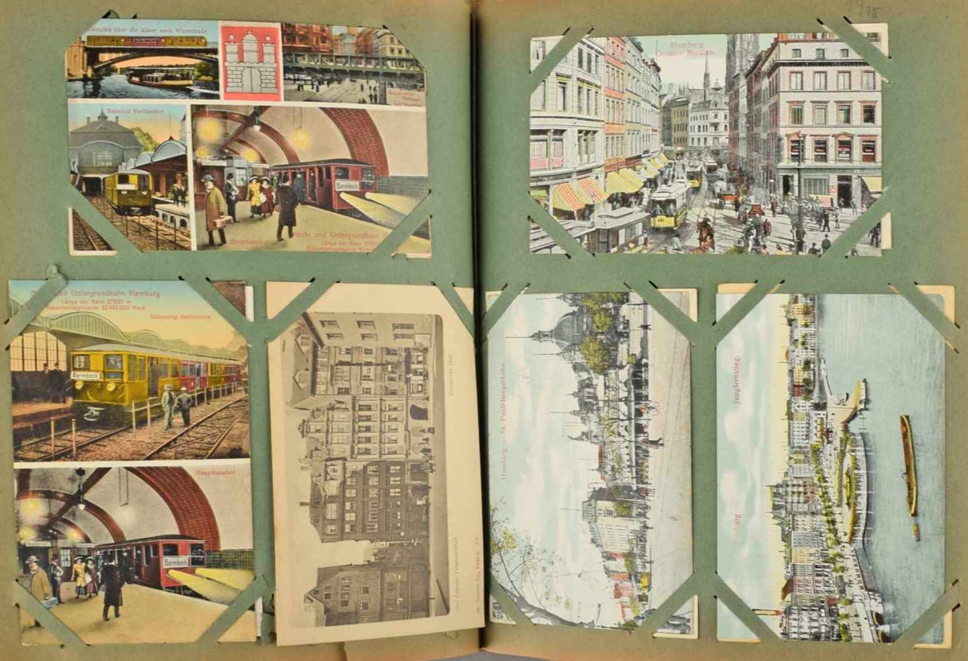 Historisches Postkartenalbum insg. über 170 eingebrachte Postkarten, wohl meist vor 1945, dabei u. - Image 4 of 7