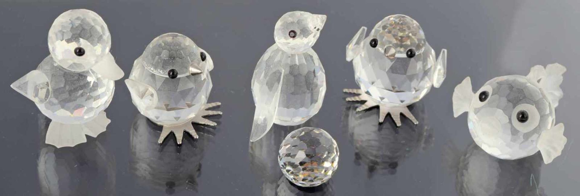 Konvolut Swarovski-Aufstellfiguren insg. über 15 Stück, dabei: 2 Igel, 2 Mäuse, Schwan, - Bild 3 aus 5