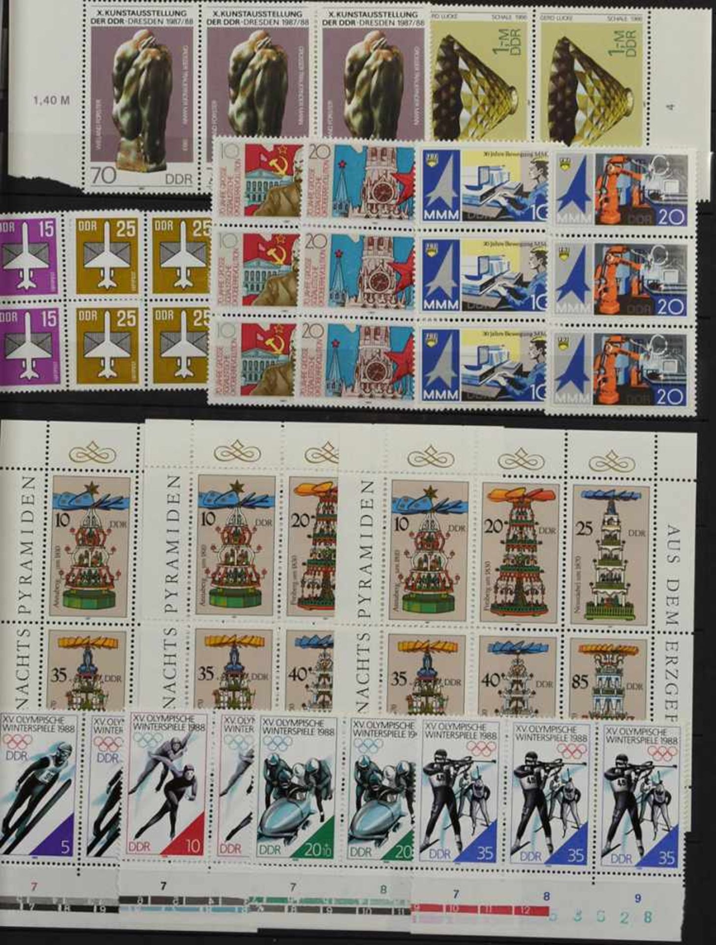 Konvolut Briefmarken Westberlin, Bundesrepublik und DDR 1 x Sammlung Briefmarken Westberlin, - Bild 5 aus 5