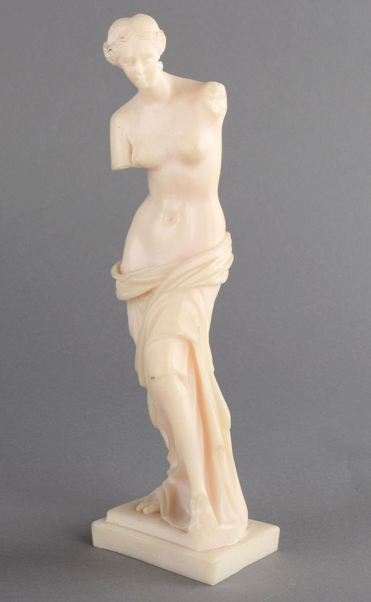 Venus alabasterfarbene Masse, nach dem bekannten antiken Vorbild der Venus von Milo, rechteckige - Bild 2 aus 4