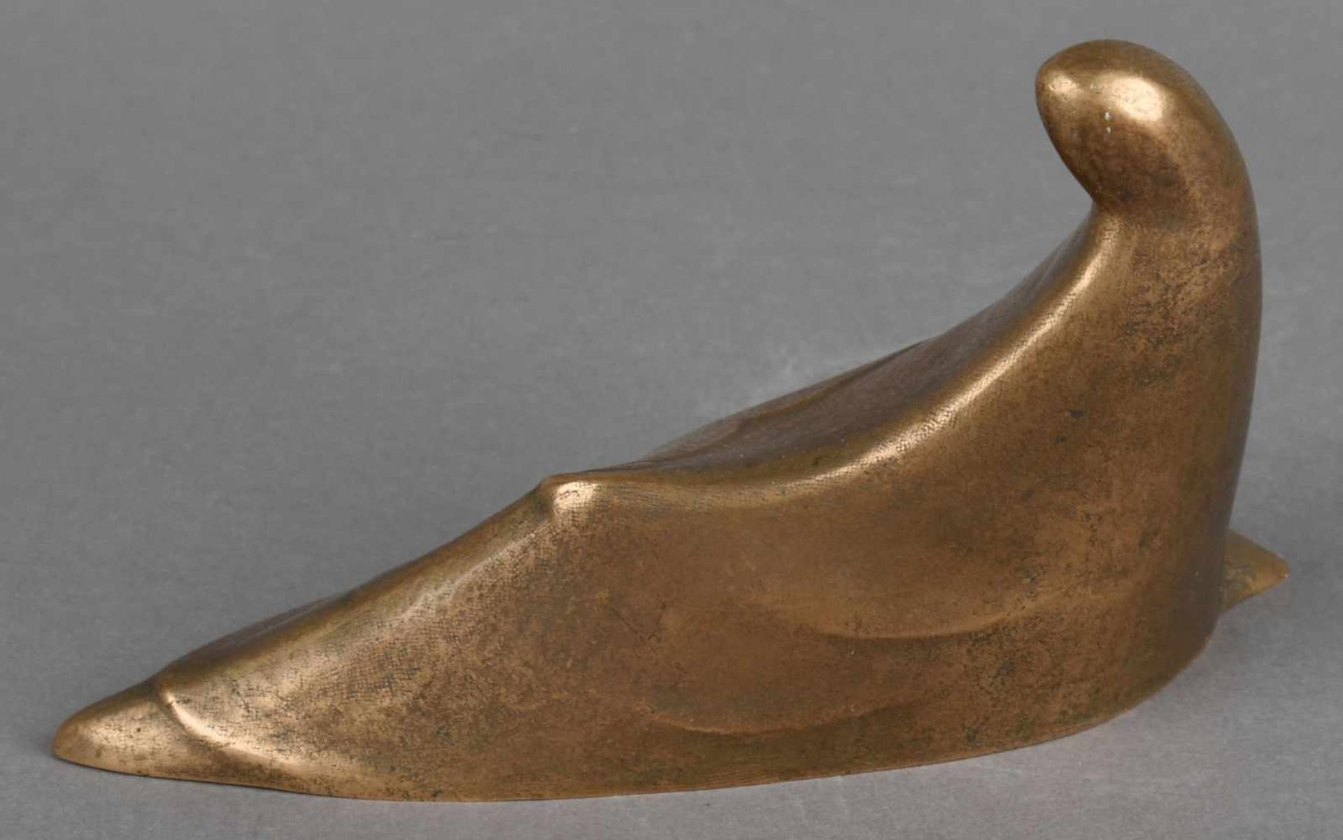 Müller, Karl (1888 Berlin - 1972 Halle) Bronze, Mutter mit Kind, monogrammiert, H ca. 9,5 cm, Karl - Bild 3 aus 3