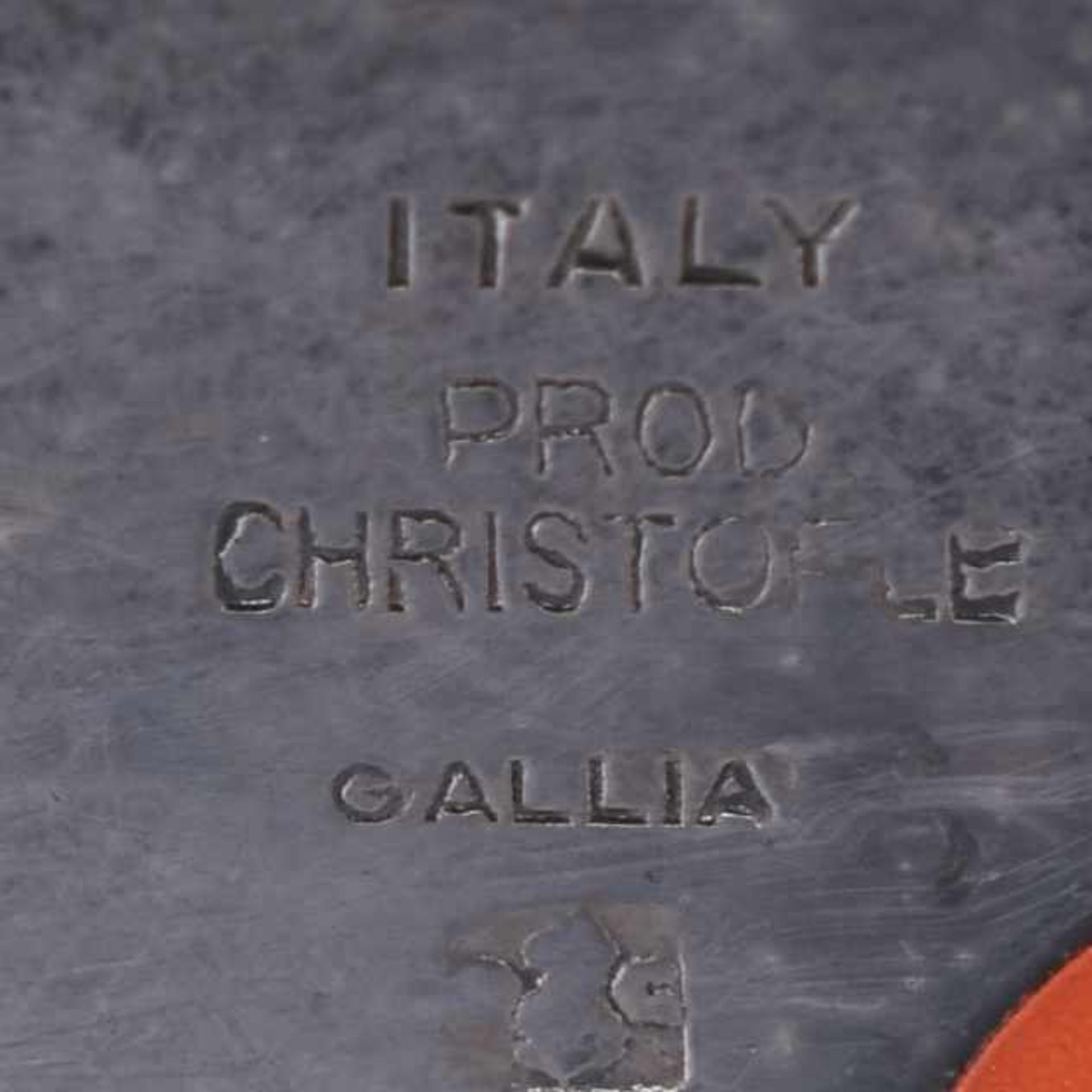 Menage Christofle & Cie., Entwurf Lino Sabattini, Metall versilbert, an Griffstück dreiseitiges - Image 3 of 3