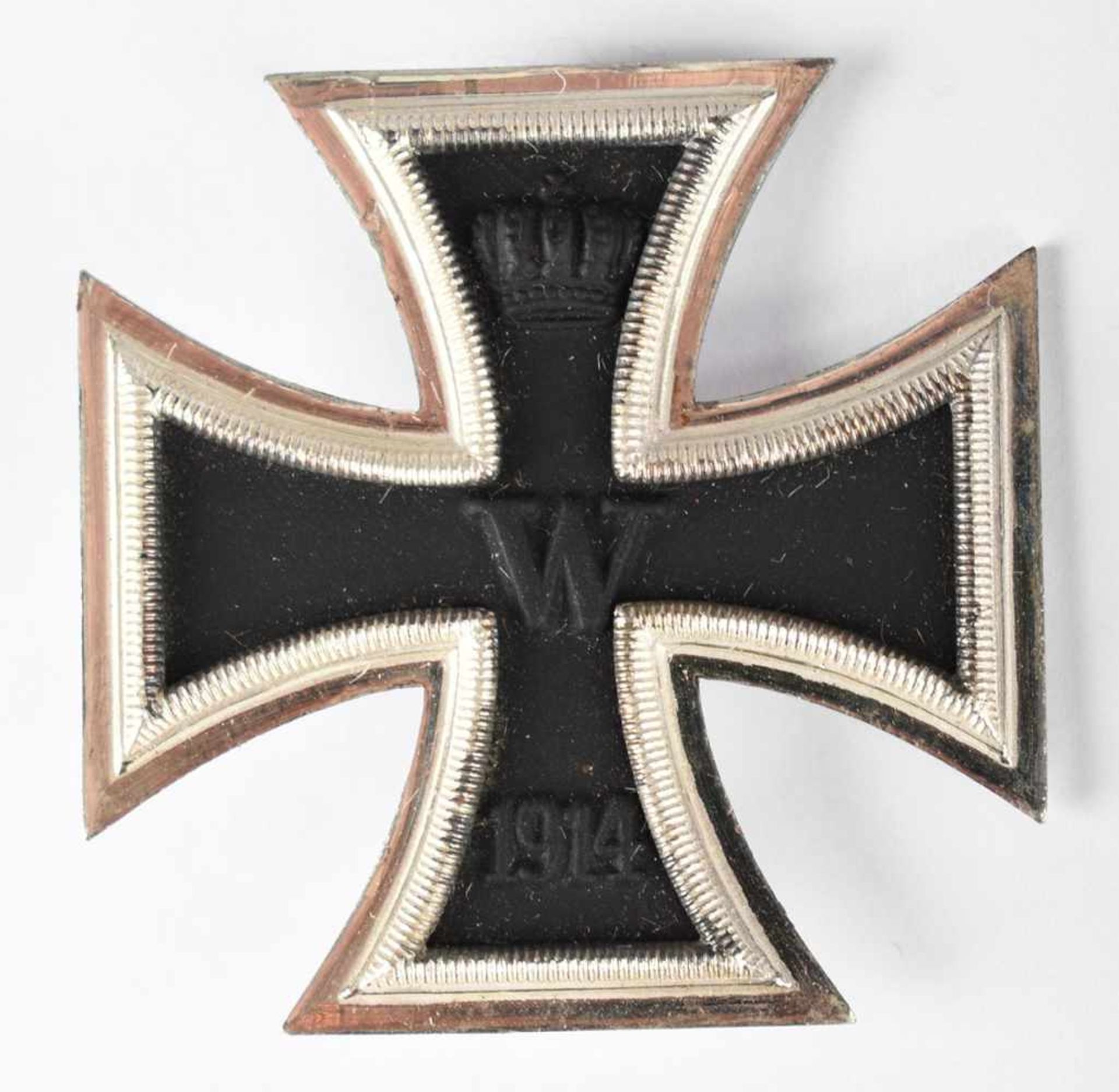 Auszeichnung Kaiserreich Eisernes Kreuz I. Klasse, 1914, Nadel, ungeprüft, Altersspuren - Bild 2 aus 2