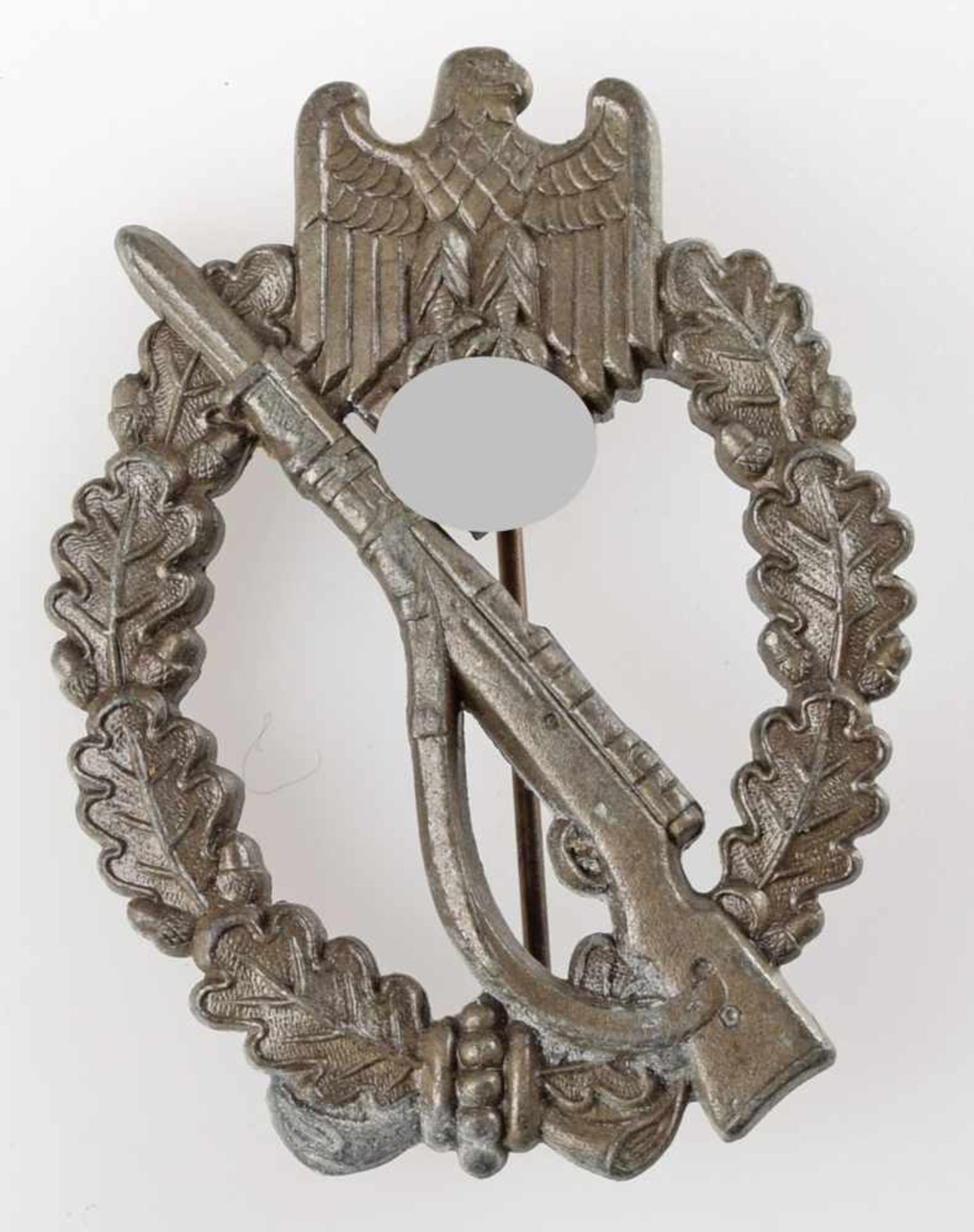 Kampfabzeichen III. Reich Infanterieabzeichen, Stufe Bronze, massive Prägung, senkrechte schmale - Bild 2 aus 3
