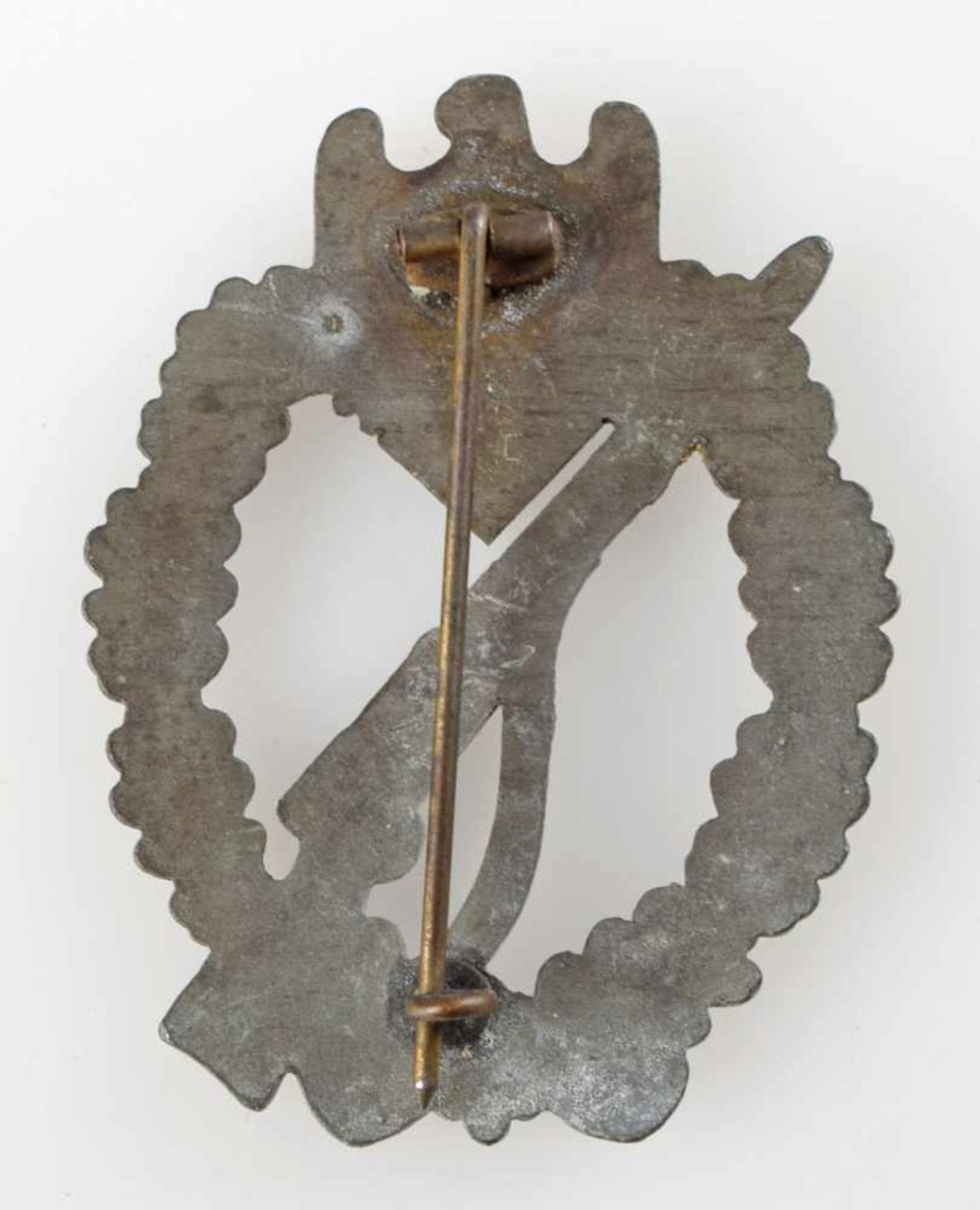 Kampfabzeichen III. Reich Infanterieabzeichen, Stufe Bronze, massive Prägung, senkrechte schmale - Bild 3 aus 3
