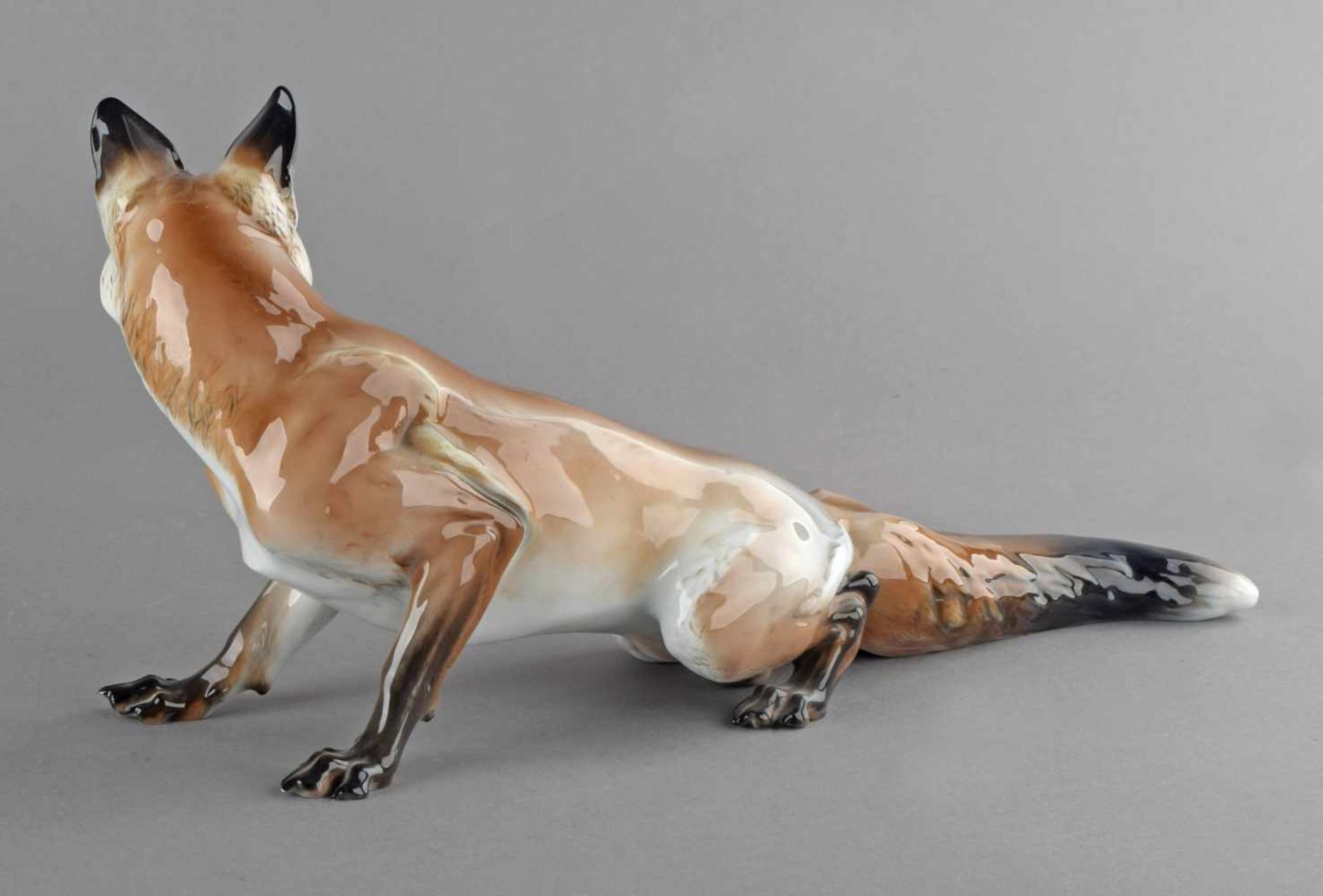 "Schleichender Fuchs" Hersteller: Philipp Rosenthal, Selb (Kunstabteilungsmarke), Modell von Theodor - Bild 3 aus 4
