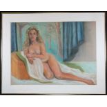 Better, Signed 20th C. Painting of Nude Woman