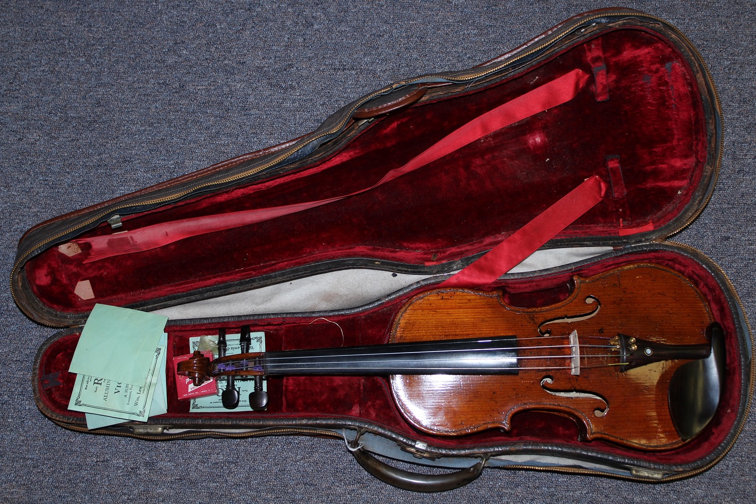 Milanese Violin, Labeled "Carlo Giuseppe Testore" - Image 10 of 10