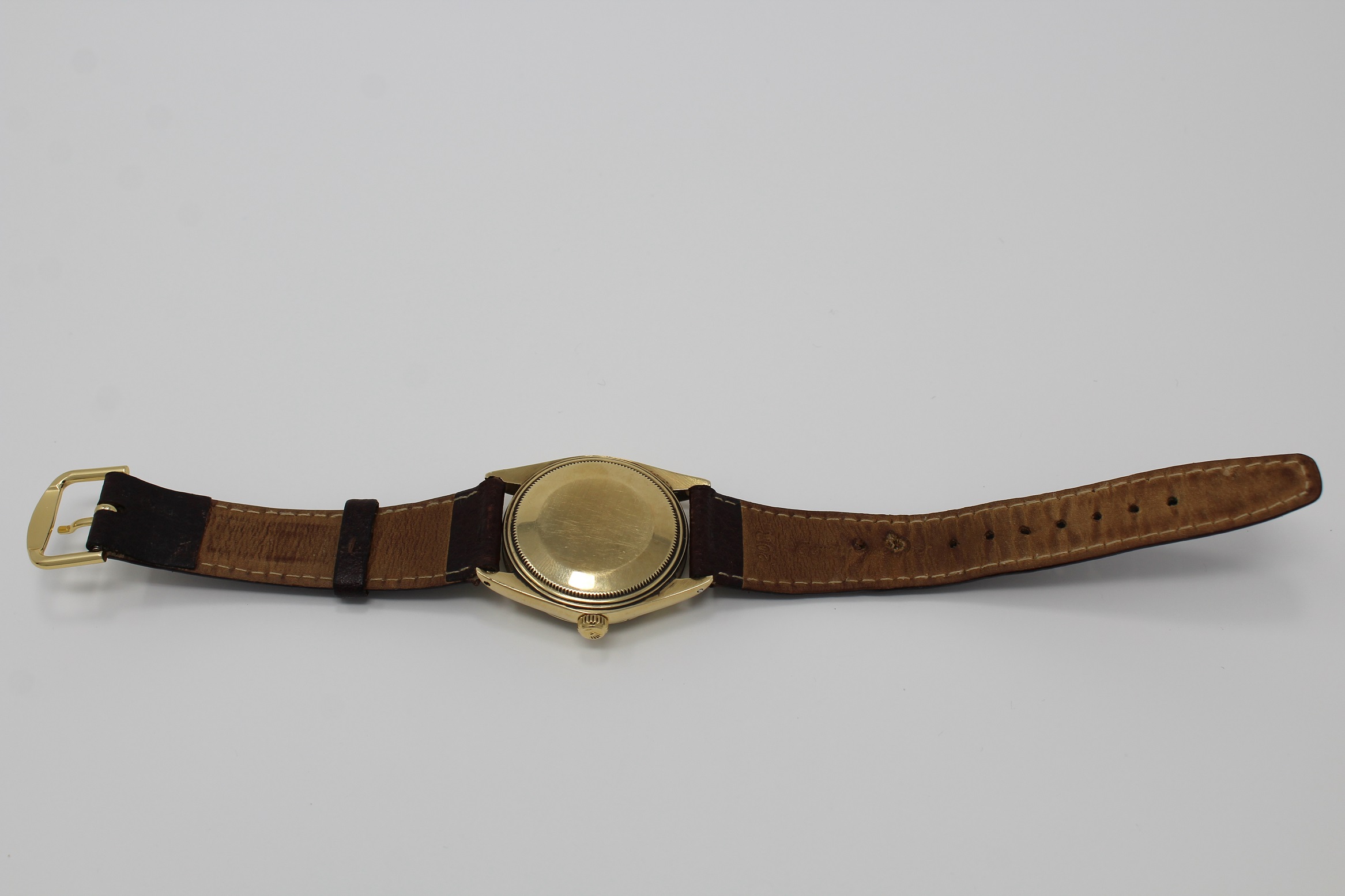 Vintage Rolex Oyster Perpetual 14K Gold Men's Watch - Bild 4 aus 5