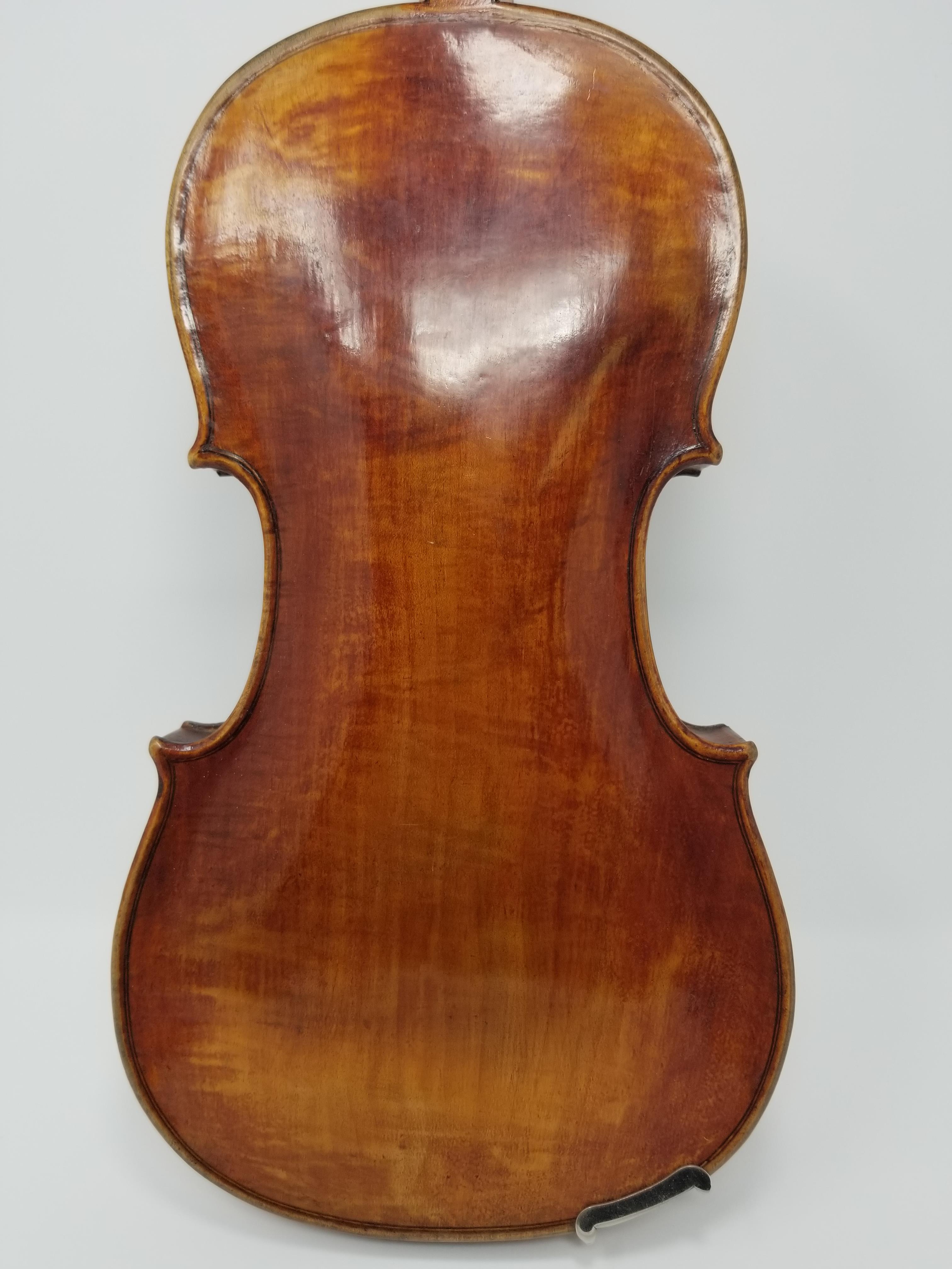 19th C. Mennegand Violin, Paris - Image 3 of 9