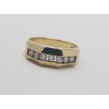 Men's 14K Yellow Gold & Diamond Ring