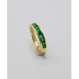 18K Gold Tiffany & Co. Emerald Ring