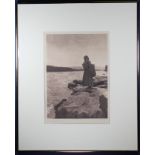 Edward Curtis Photogravure, "The Fish Carrier"