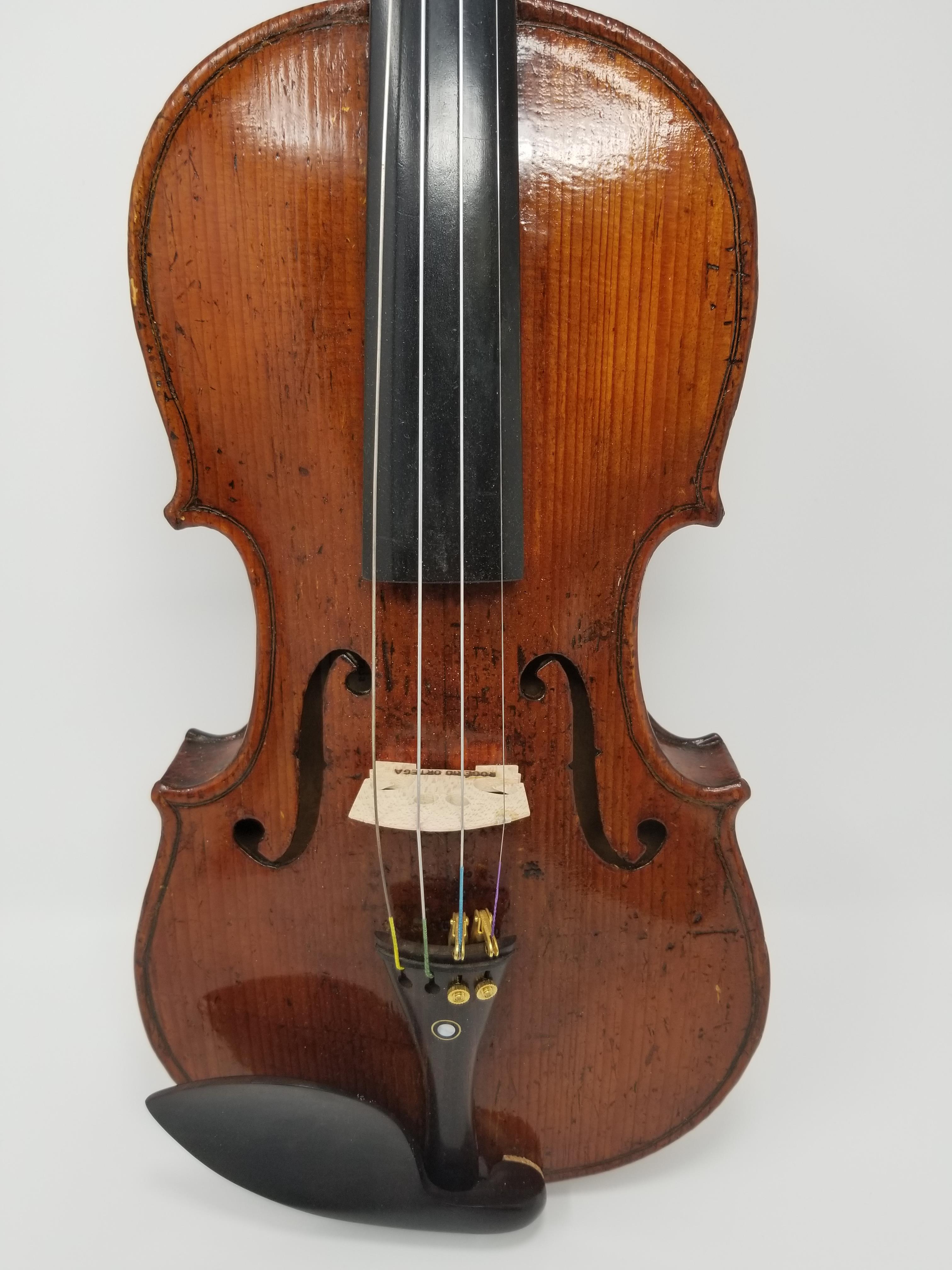 Milanese Violin, Labeled "Carlo Giuseppe Testore" - Image 2 of 10