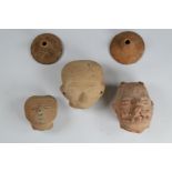 (5) Pre-Columbian Style Pottery Fragments