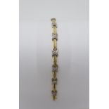 10k Gold & Diamond Bracelet