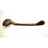 19th C. Wood Carved Ladle