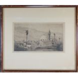 19th C. Orientalist Etching, Signed