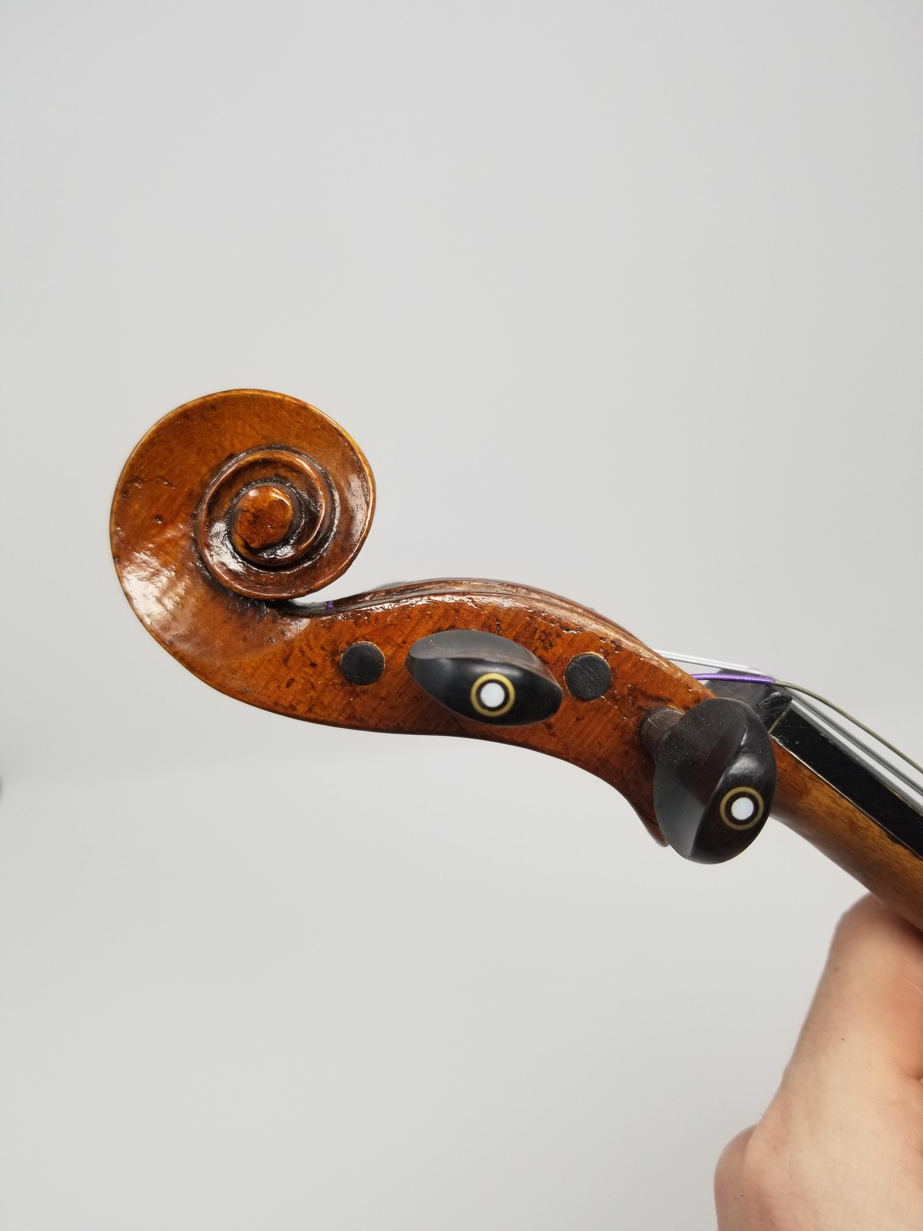 Milanese Violin, Labeled "Carlo Giuseppe Testore" - Image 5 of 10