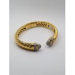 David Yurman 18K Waverly Cable Bracelet