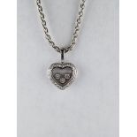 Chopard Happy Diamonds White Gold Heart Necklace