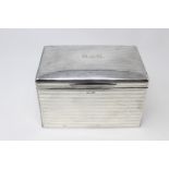 Art Deco Walker & Hall Sterling Silver Humidor